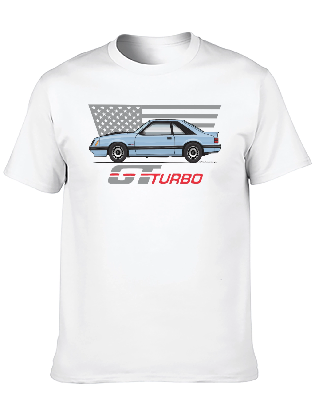 GT Turbo Graphic Tee - Classic Car Shirt