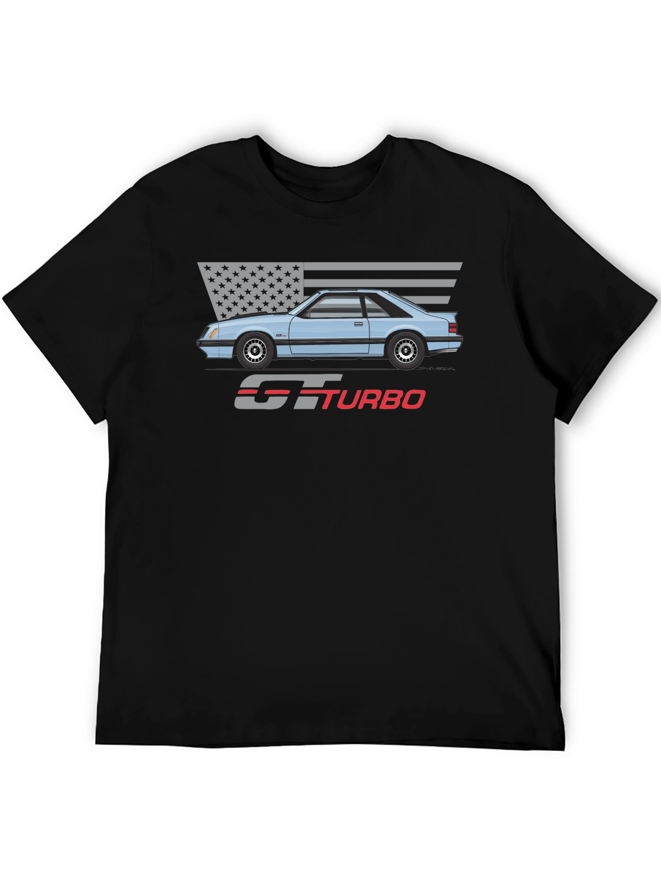GT Turbo Graphic Tee - Classic Car Shirt