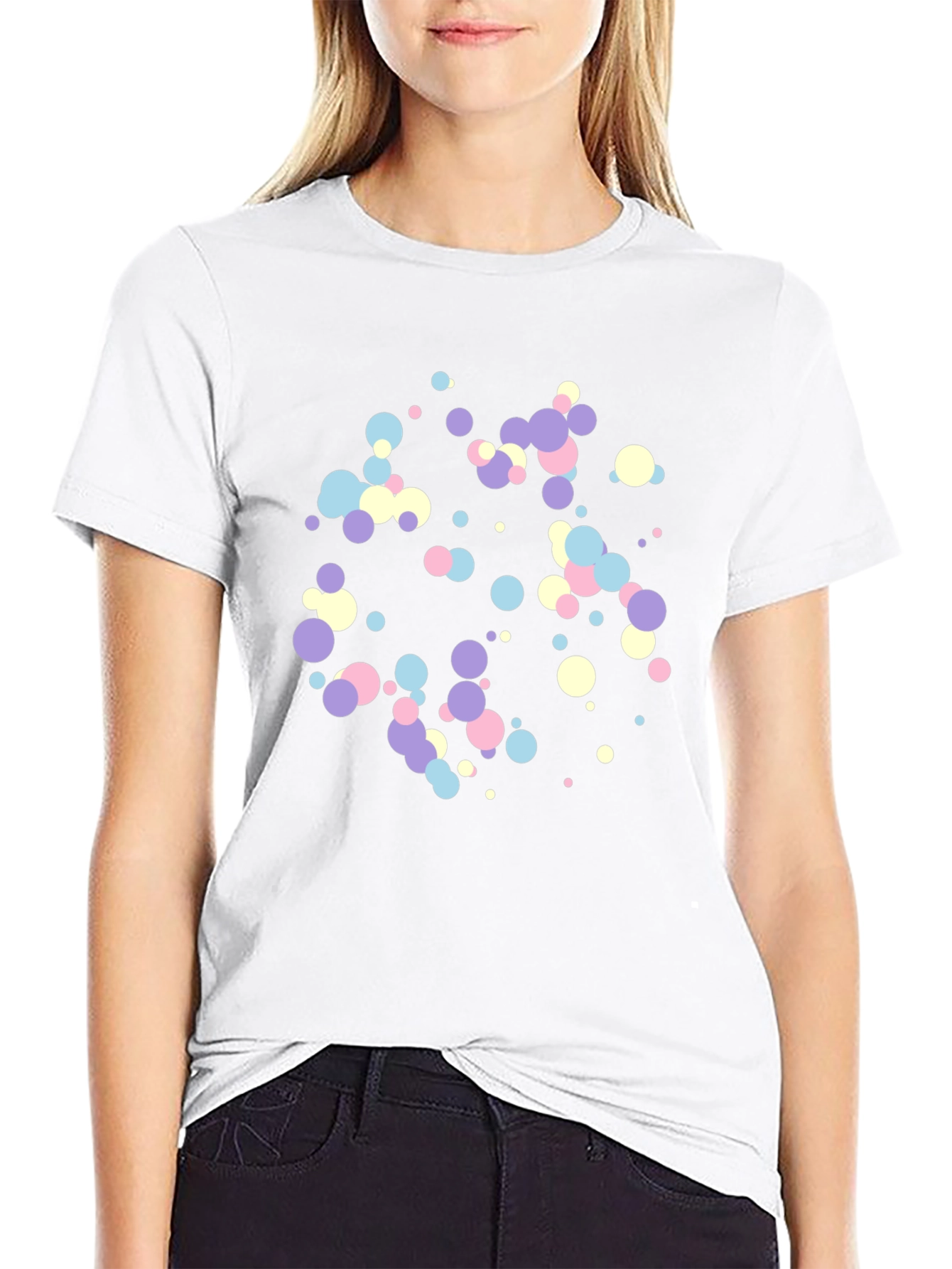 Pastel Polka Dot T-Shirt - Mens Graphic Tee