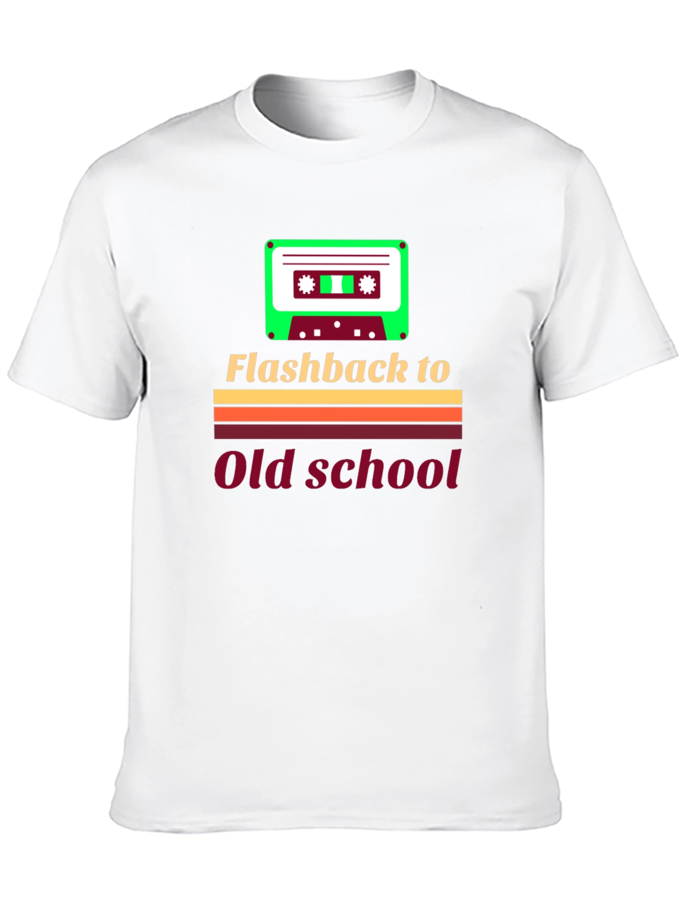 Flashback to Old School Retro Cassette T-Shirt