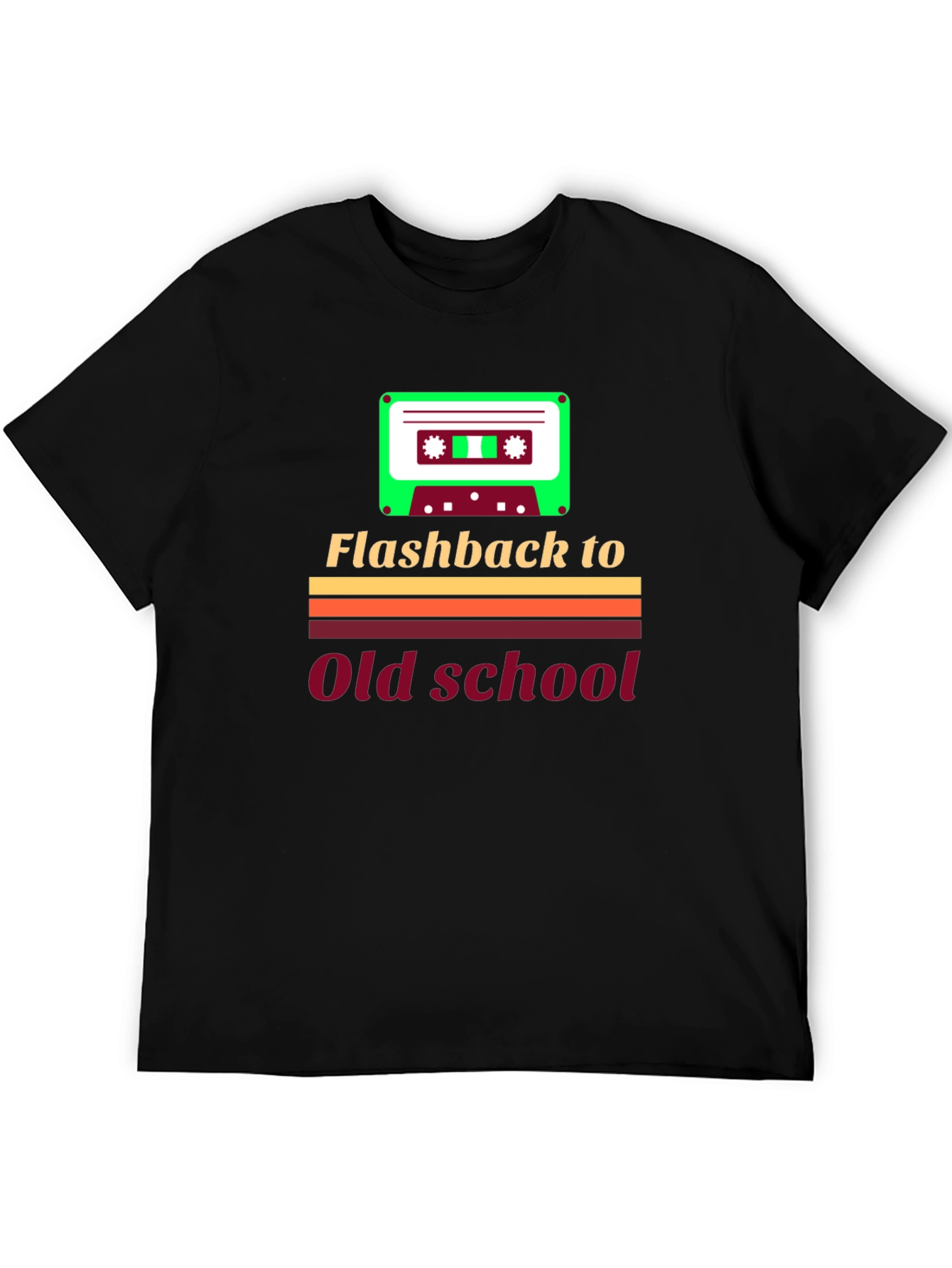 Flashback to Old School Retro Cassette T-Shirt