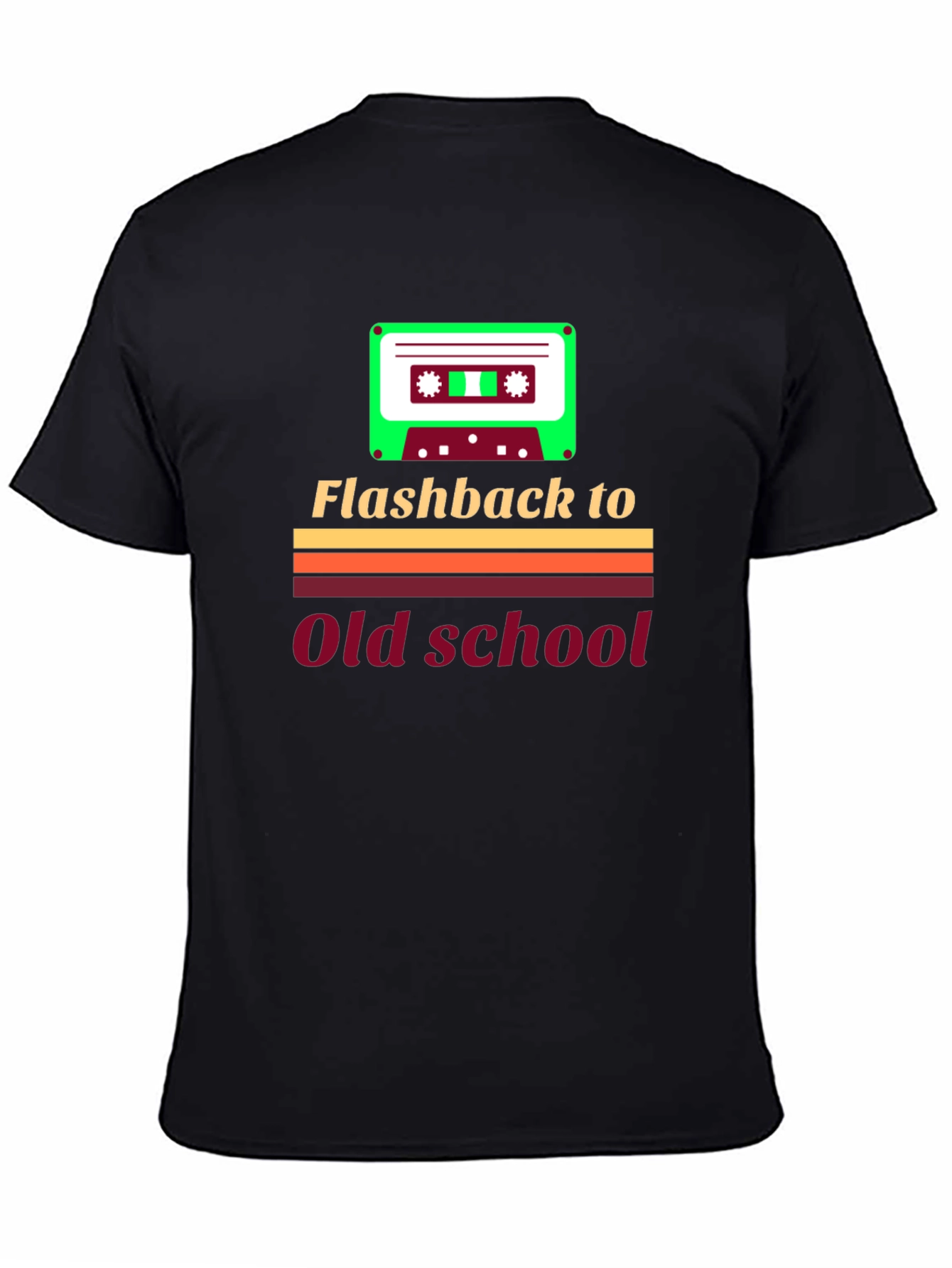Flashback to Old School Retro Cassette T-Shirt