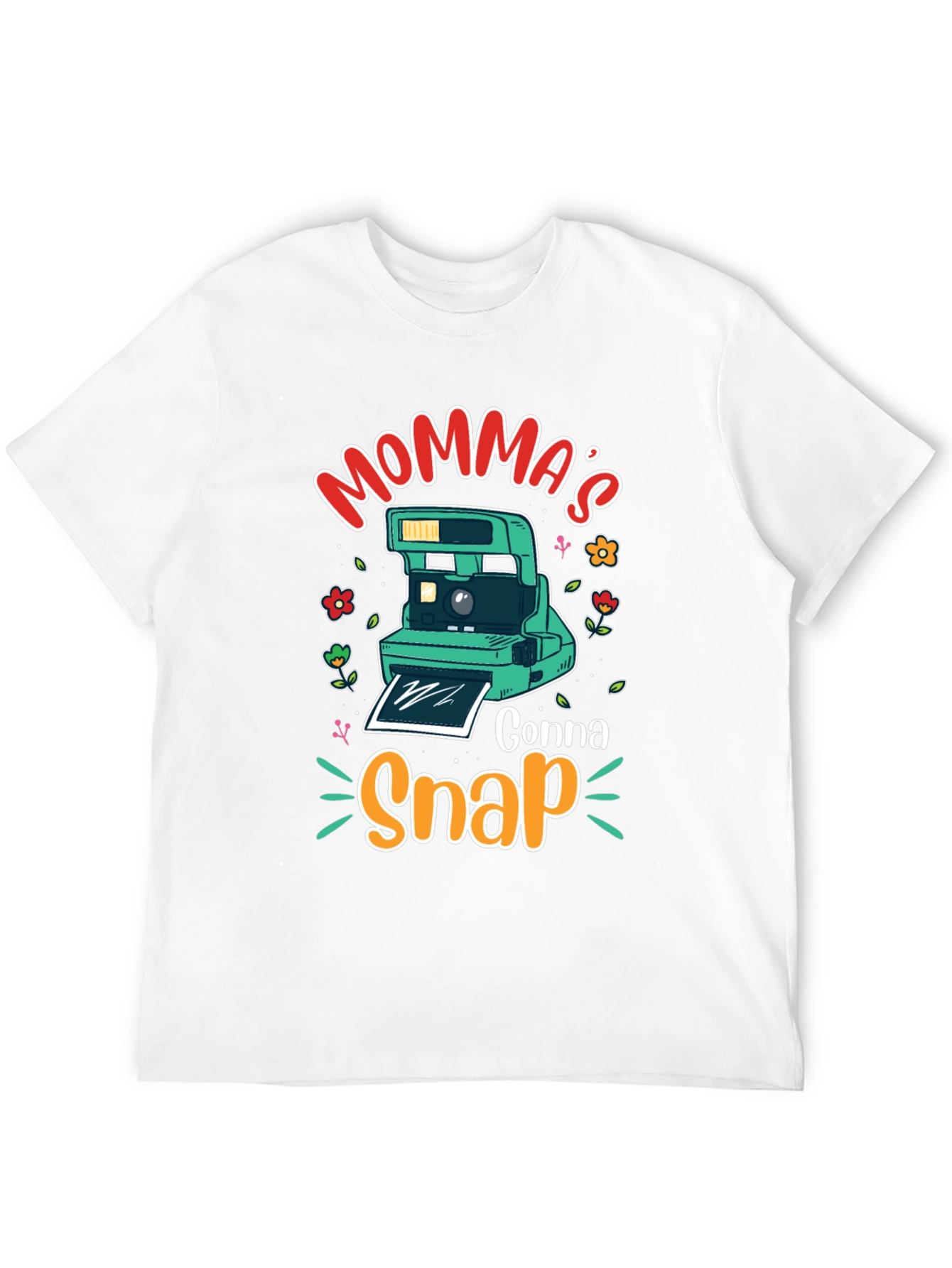 Mommas Gonna Snap T-Shirt - Camera Design