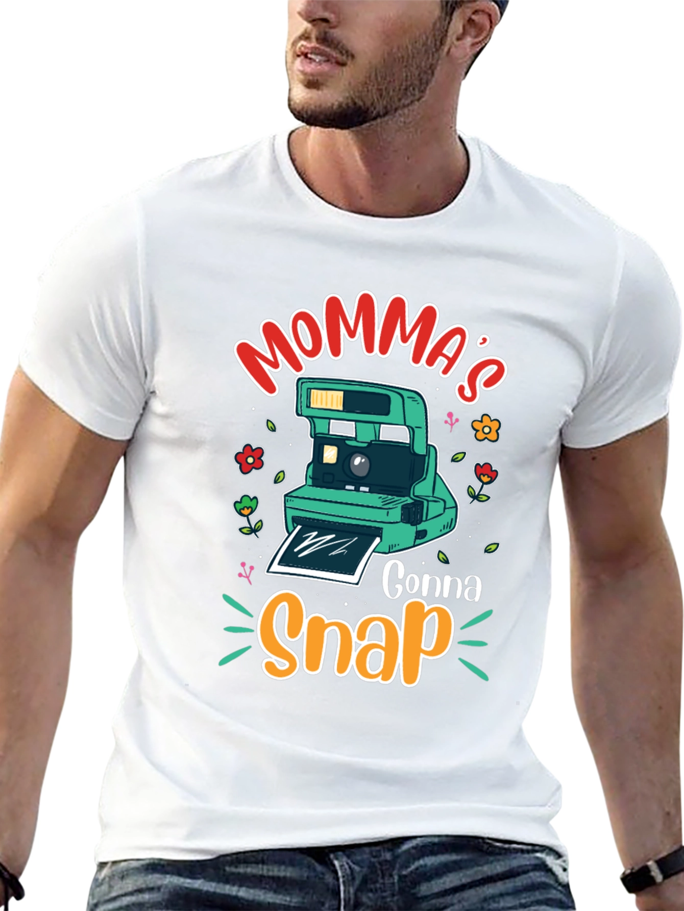 Mommas Gonna Snap T-Shirt - Camera Design