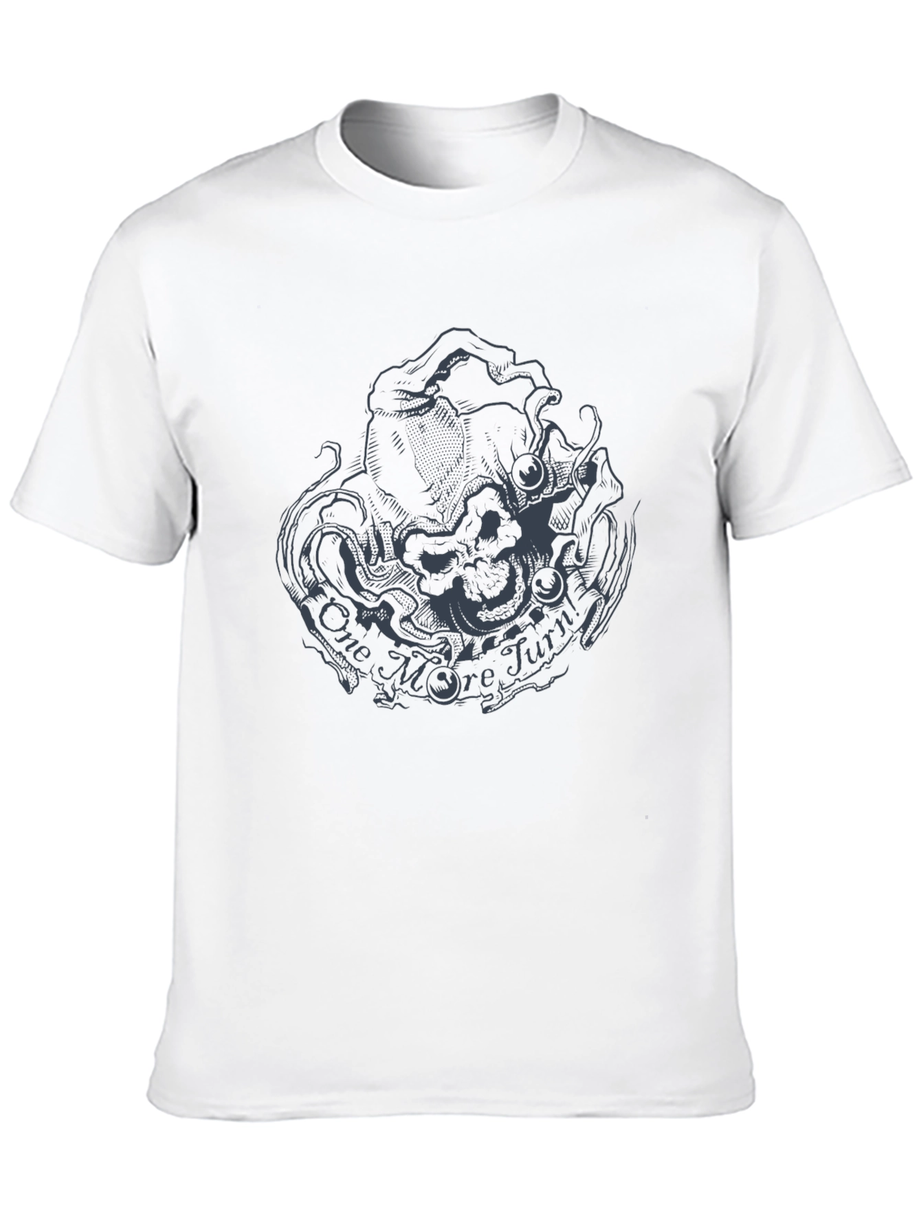 One More Turn Graphic Black T-Shirt