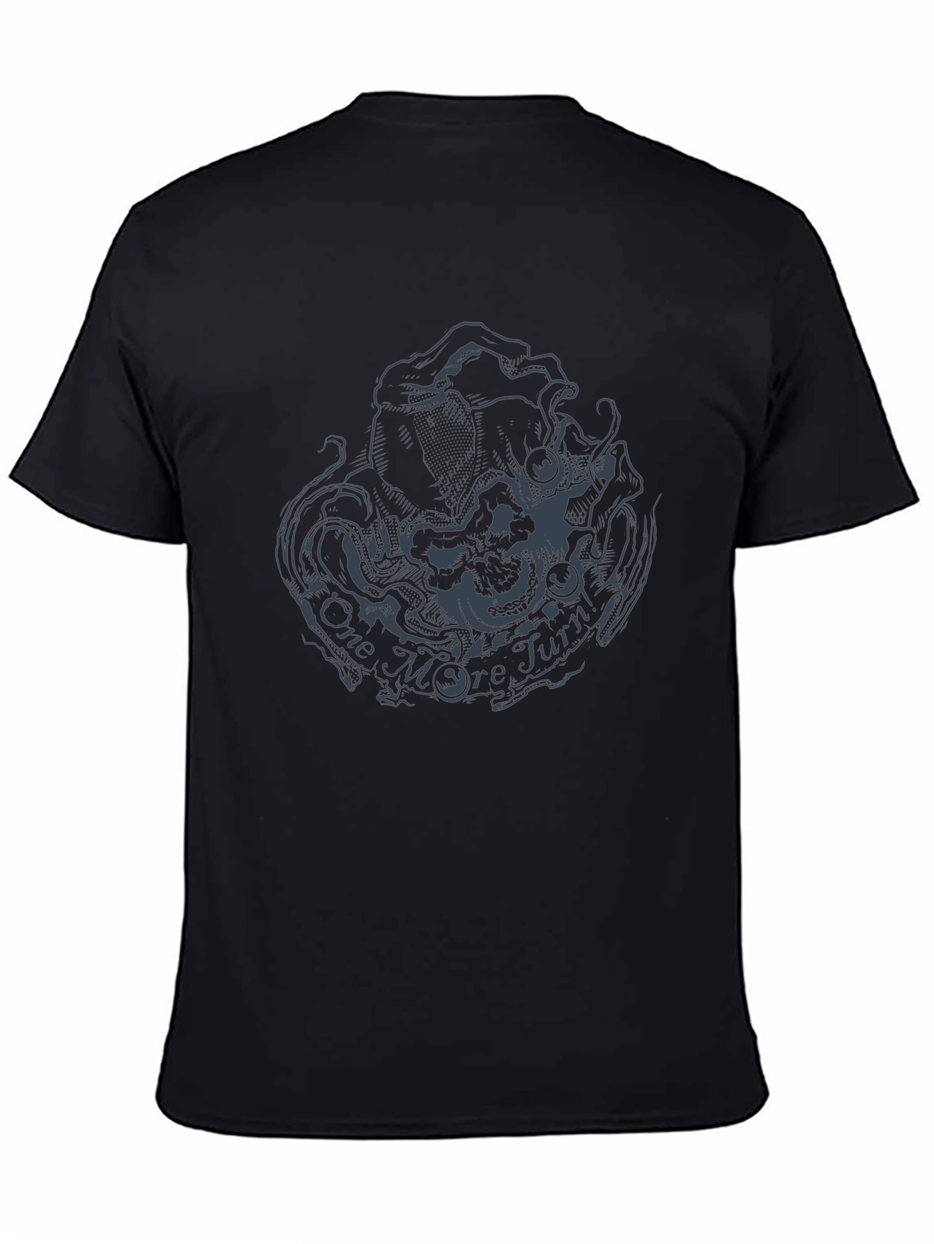 One More Turn Graphic Black T-Shirt