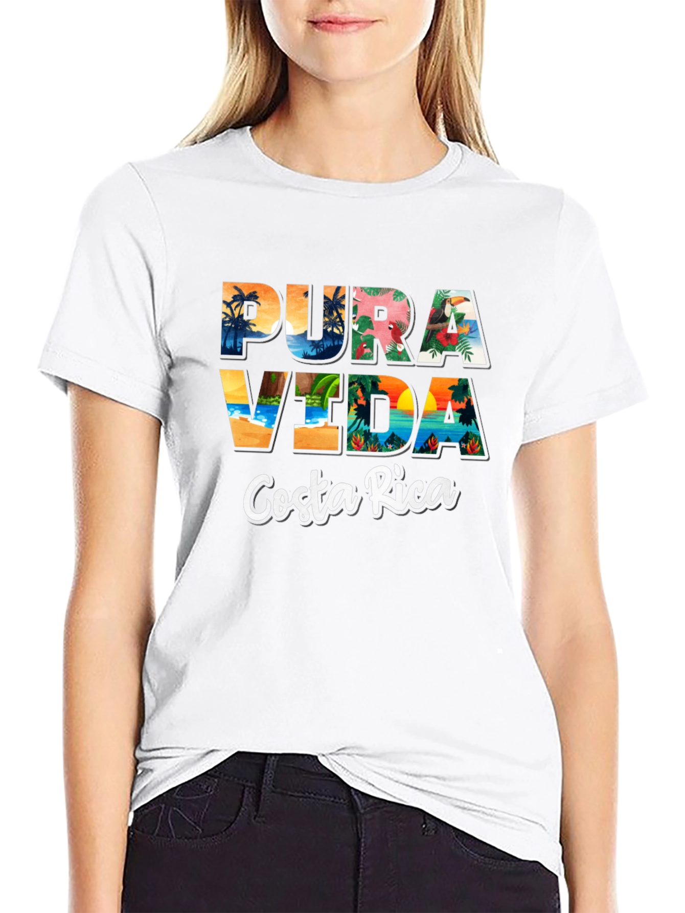 Pura Vida Costa Rica Graphic T-Shirt
