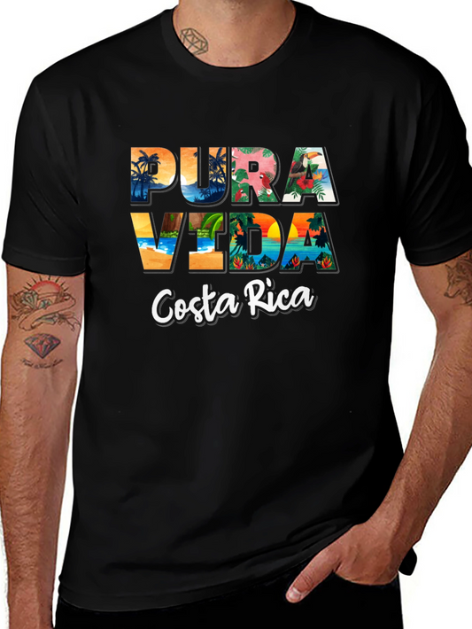 Pura Vida Costa Rica Graphic T-Shirt