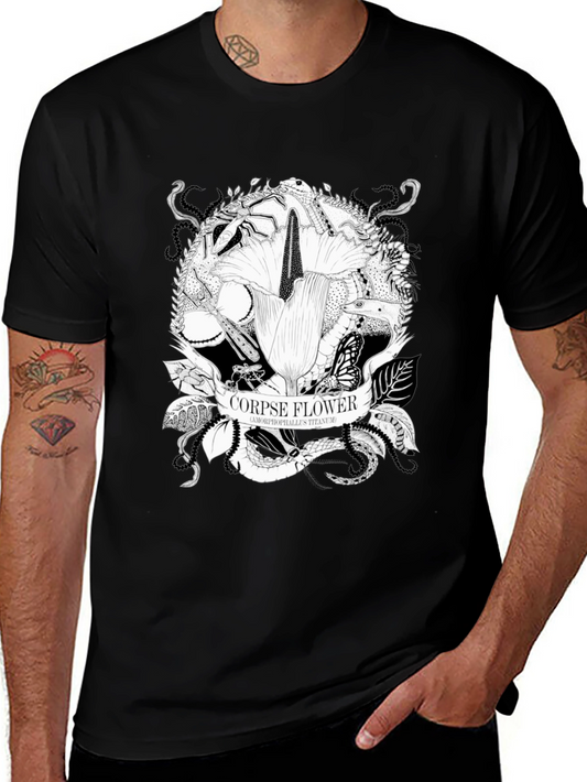 Corpse Flower Graphic Tee - Botanical Art T-Shirt
