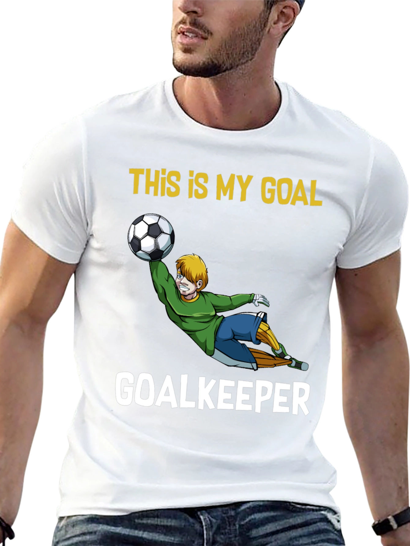 This Is My Goal Goalkeeper Graphic T-Shirt