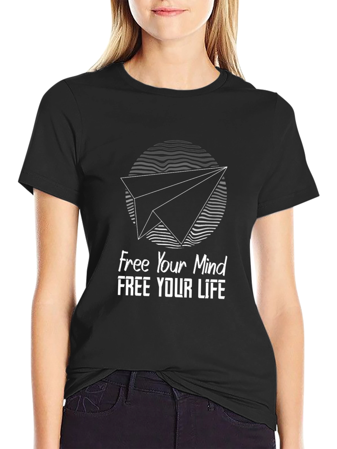 Free Your Mind Graphic Tee - Black