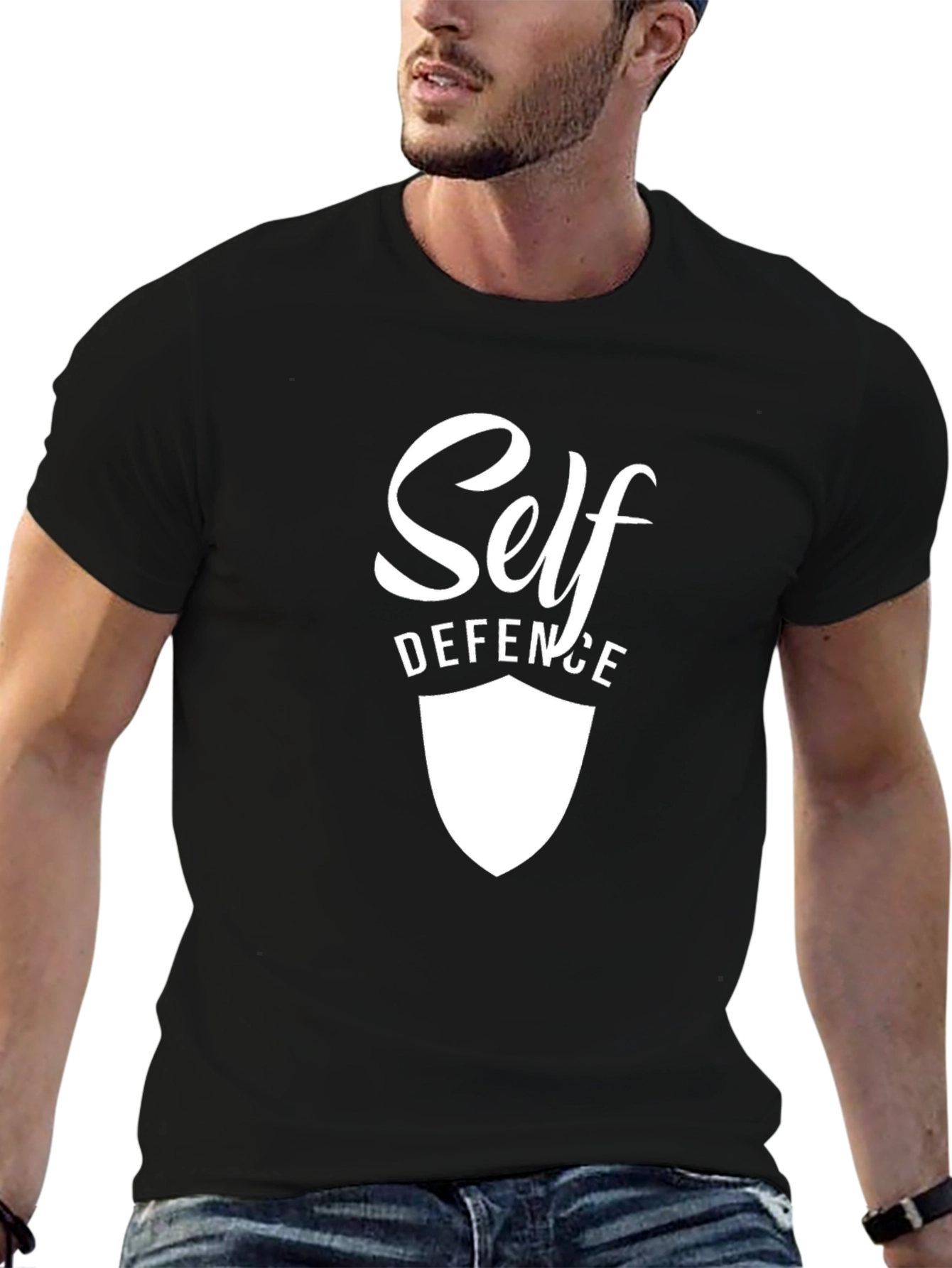 Self Defence Black Tee