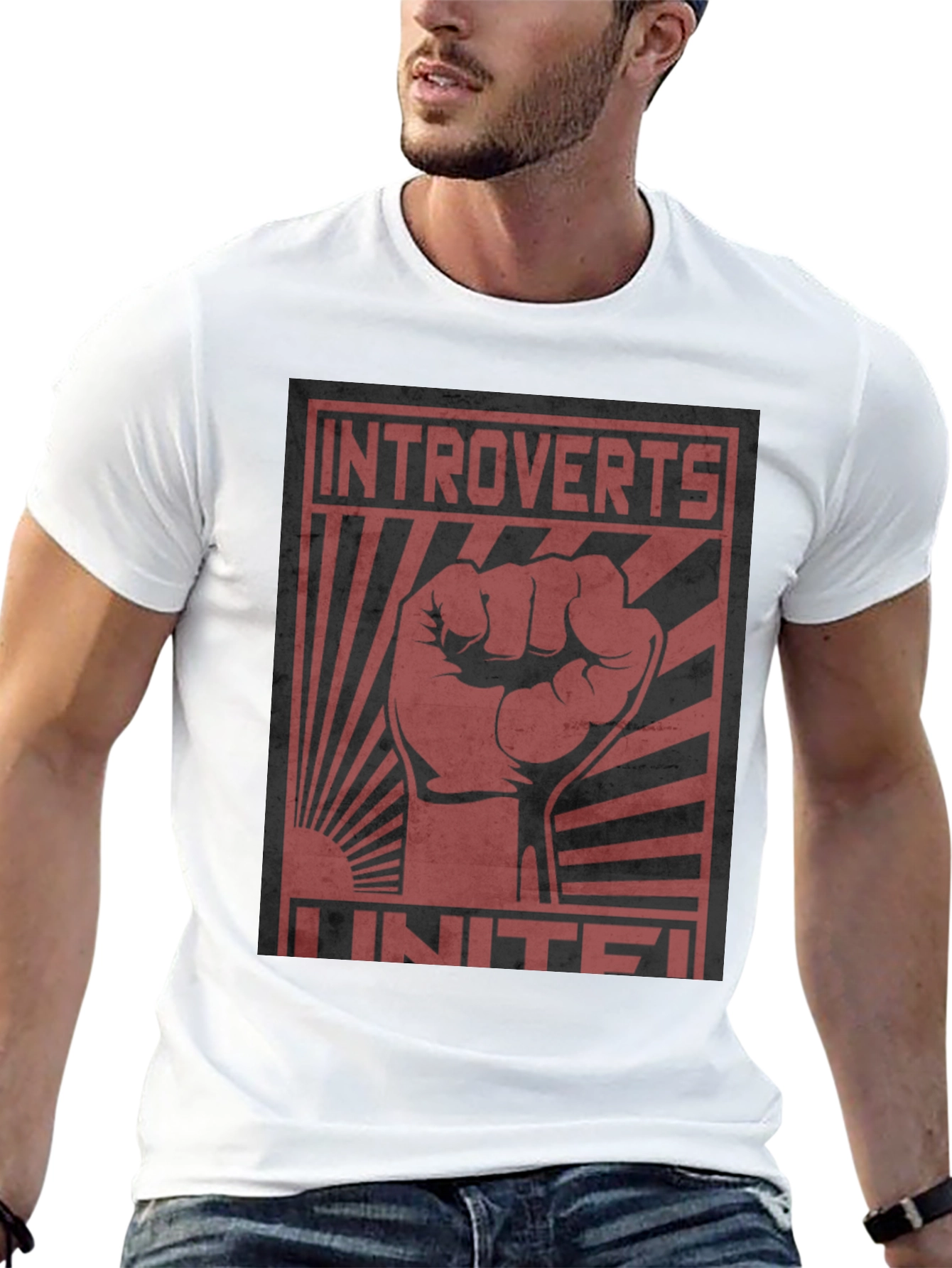Introverts United Graphic T-Shirt