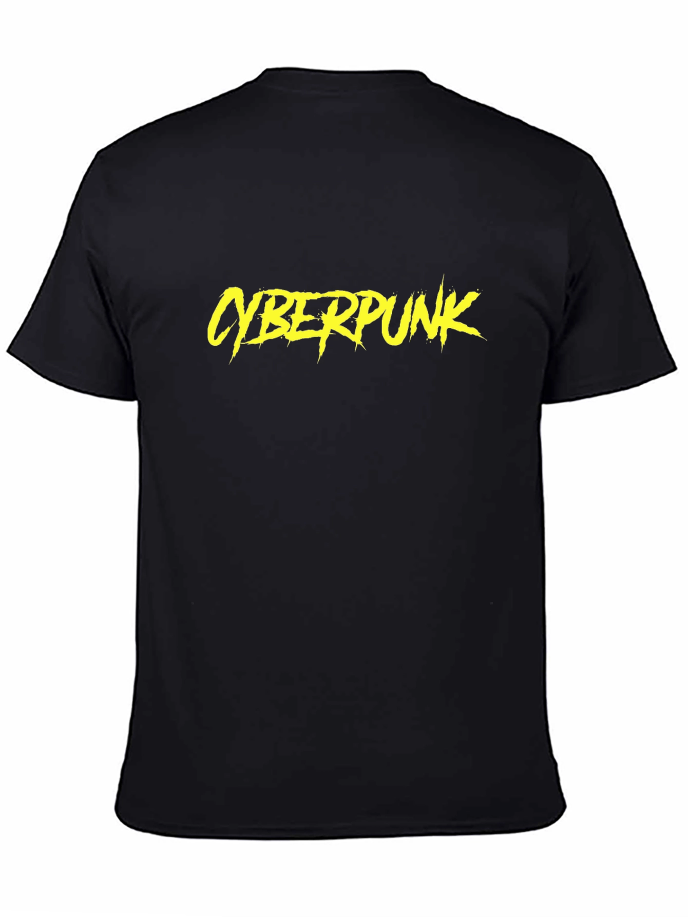 Cyberpunk Style Black T-Shirt