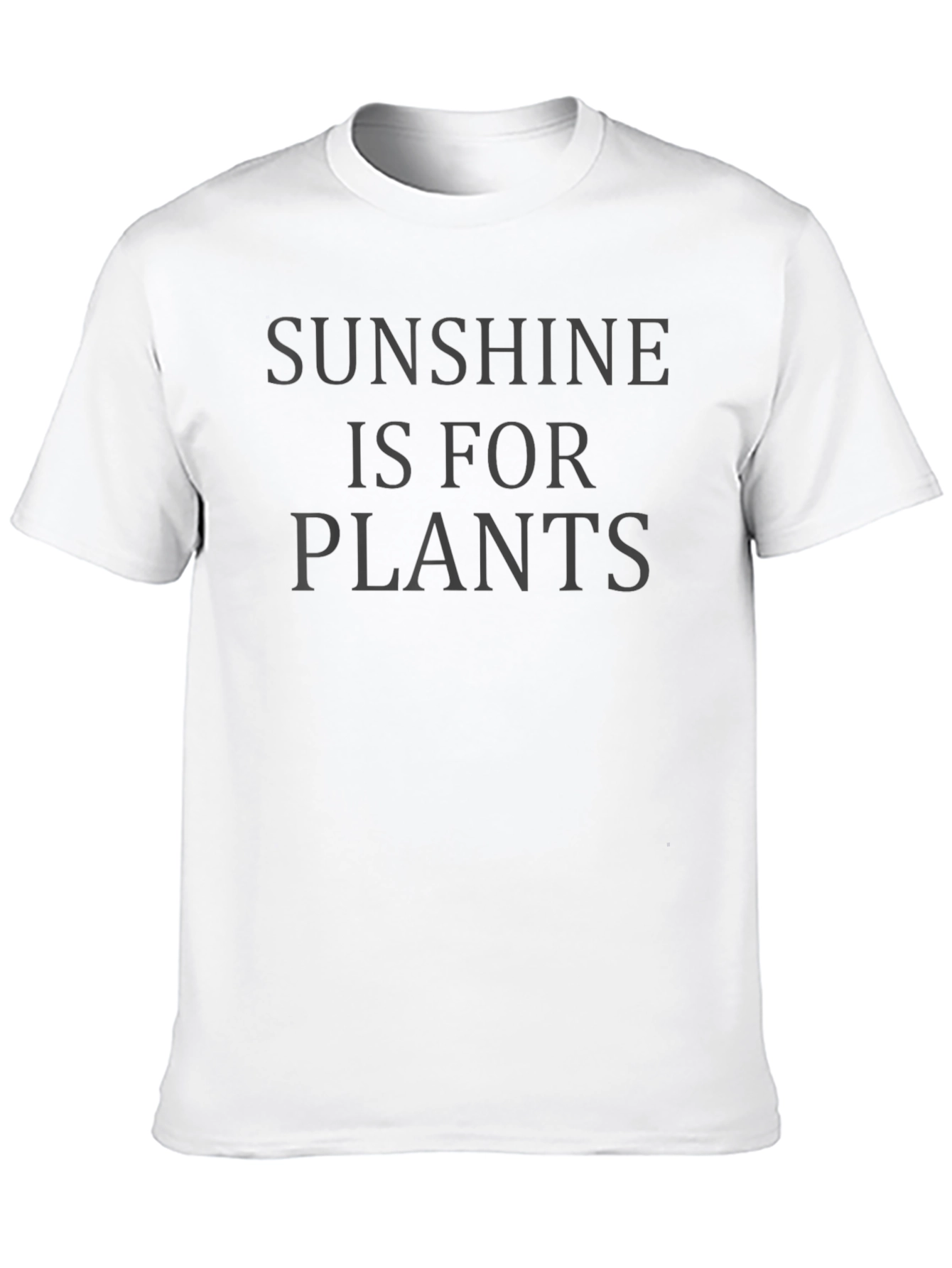 Sunshine Is For Plants Graphic Tee