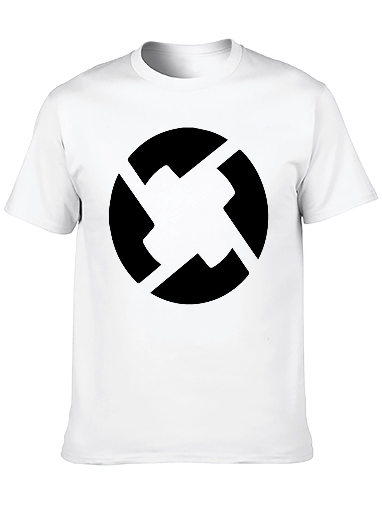 Graphic Black Crew Neck T-Shirt