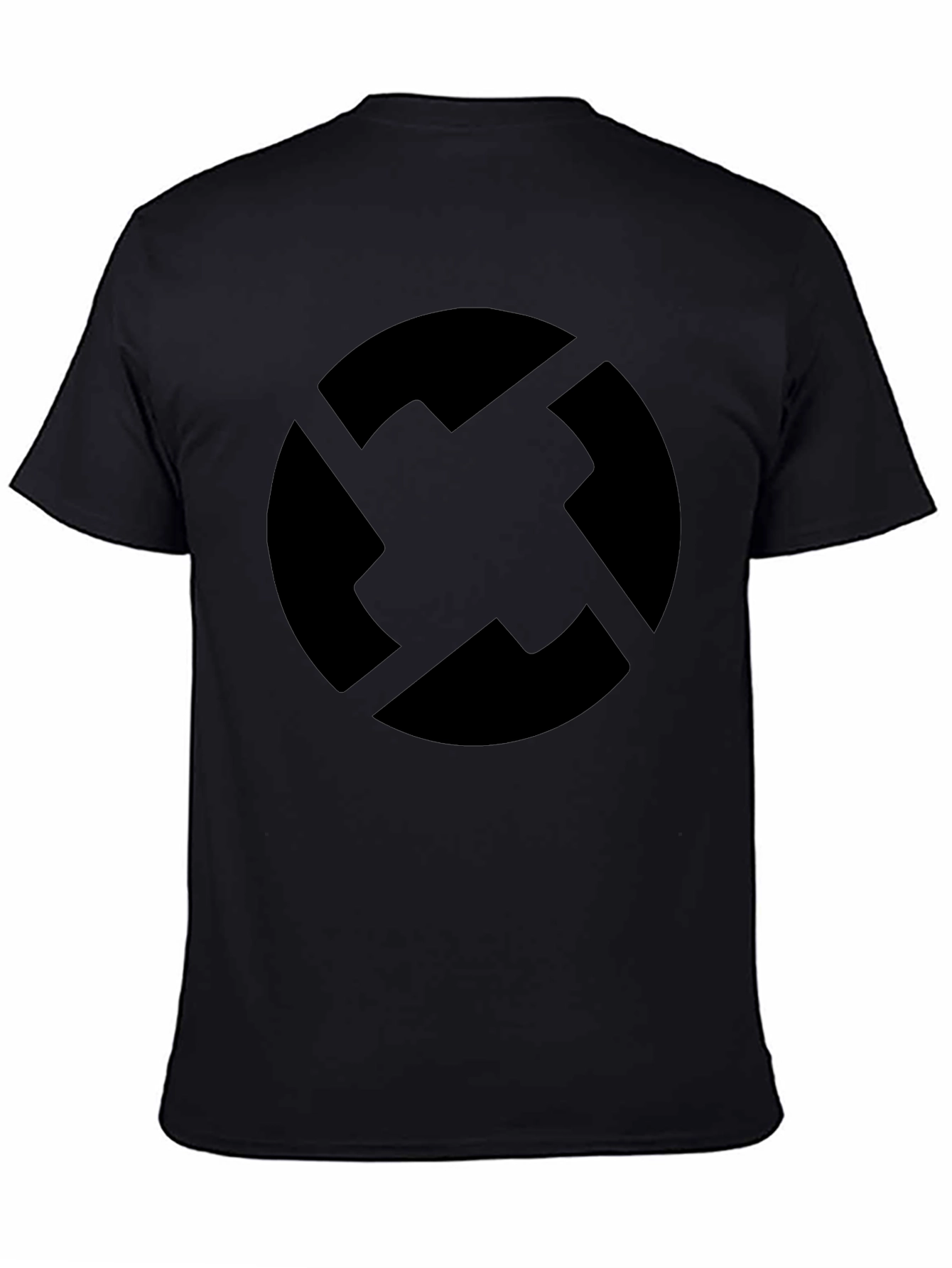 Graphic Black Crew Neck T-Shirt