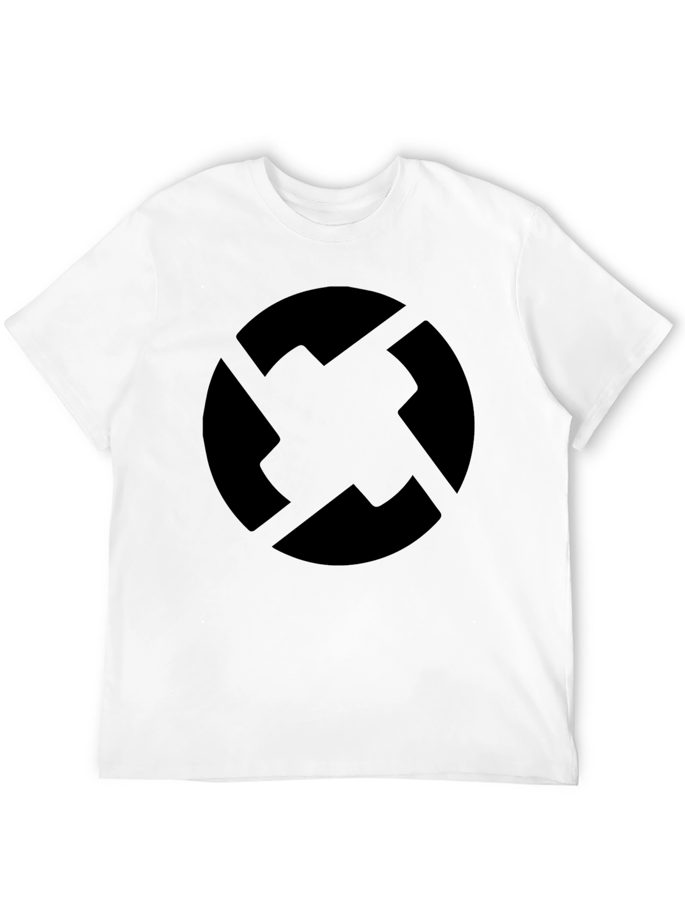 Graphic Black Crew Neck T-Shirt