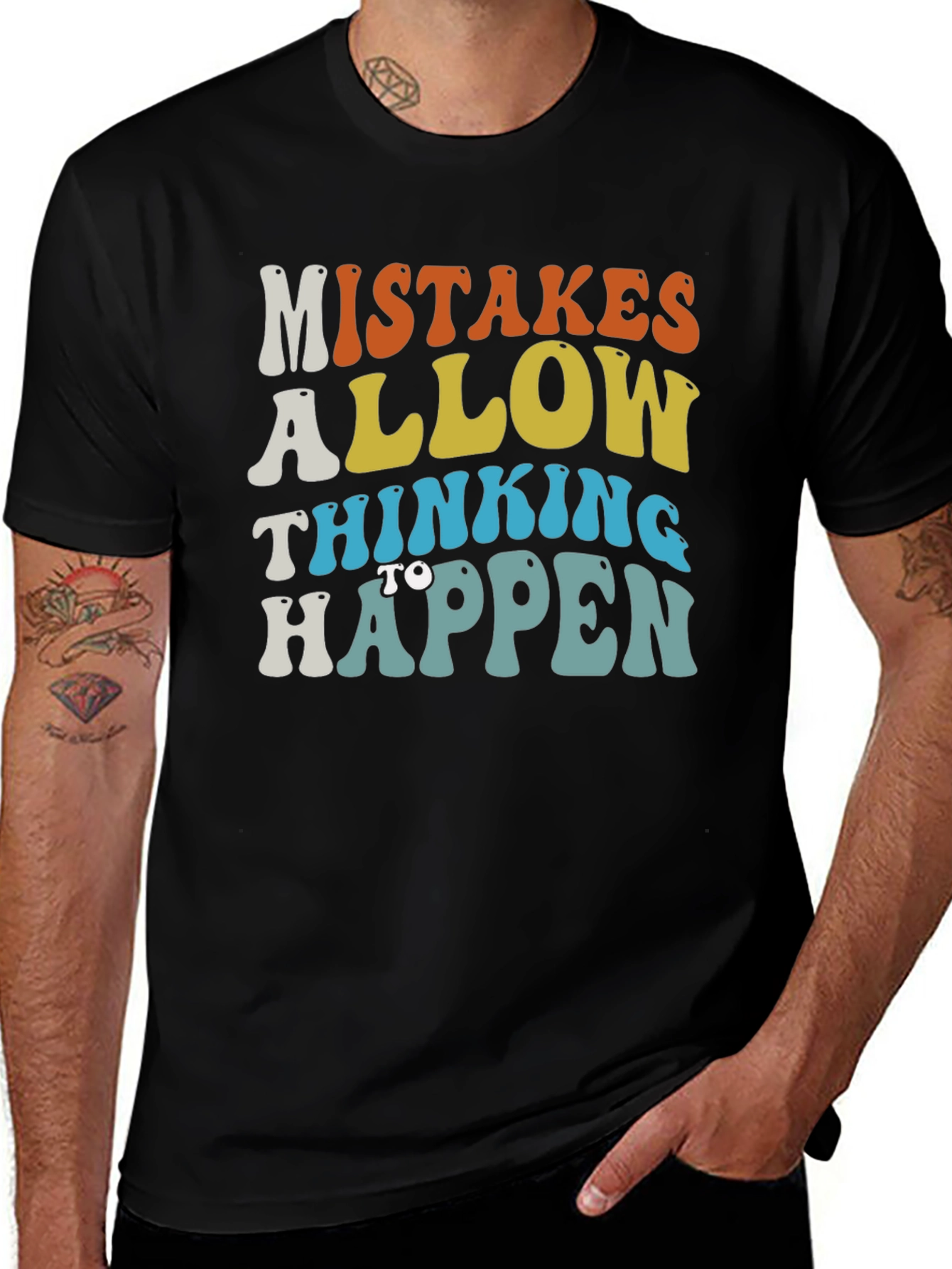 Mistakes Allow Thinking to Happen Graphic Tee
