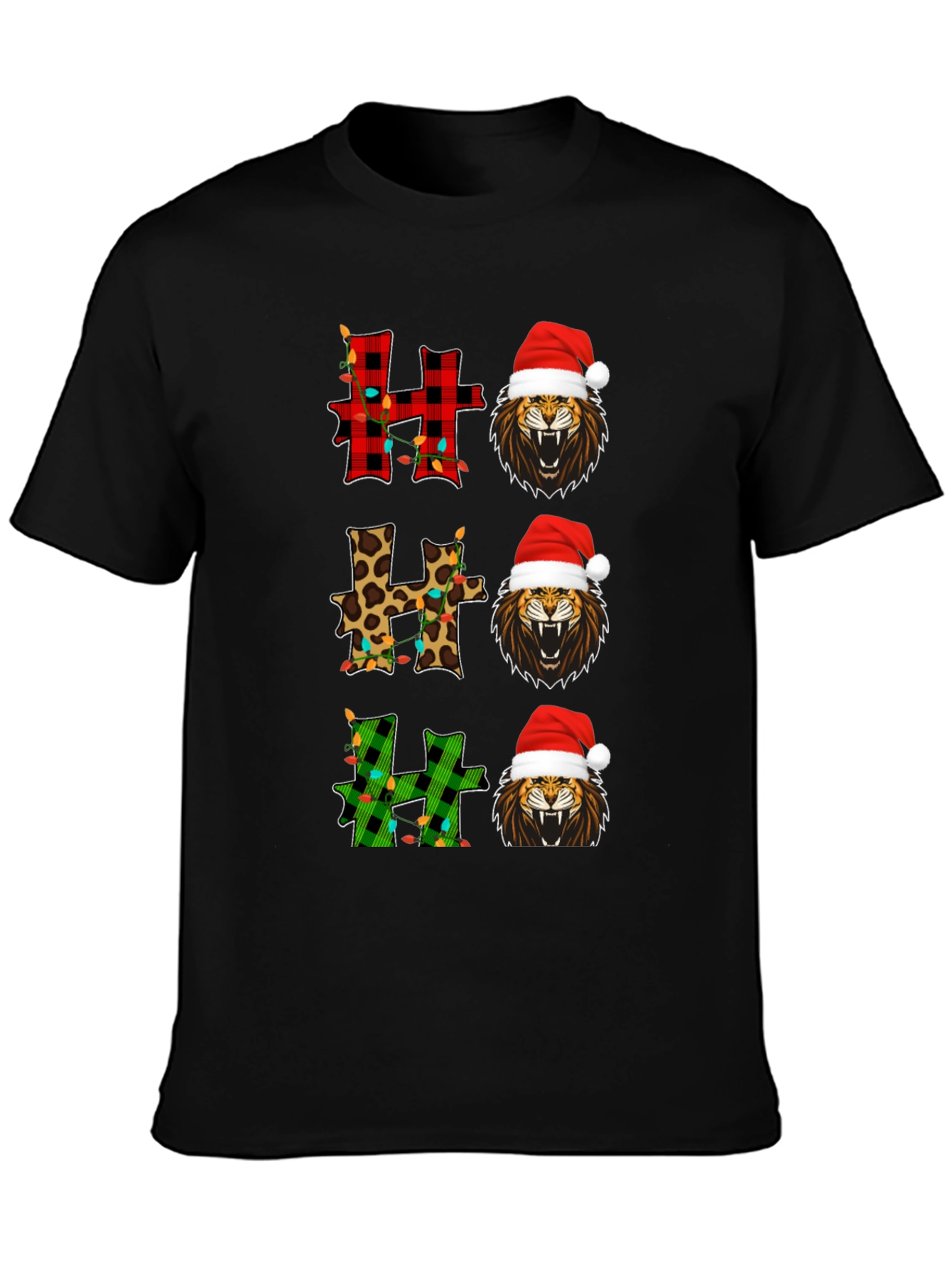 Festive Lion Christmas T-Shirt
