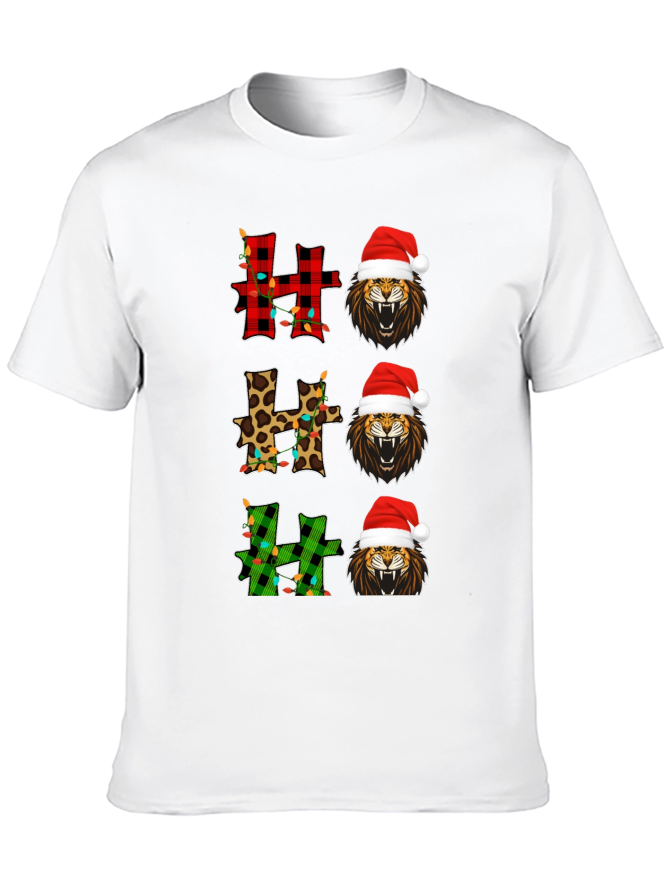 Festive Lion Christmas T-Shirt