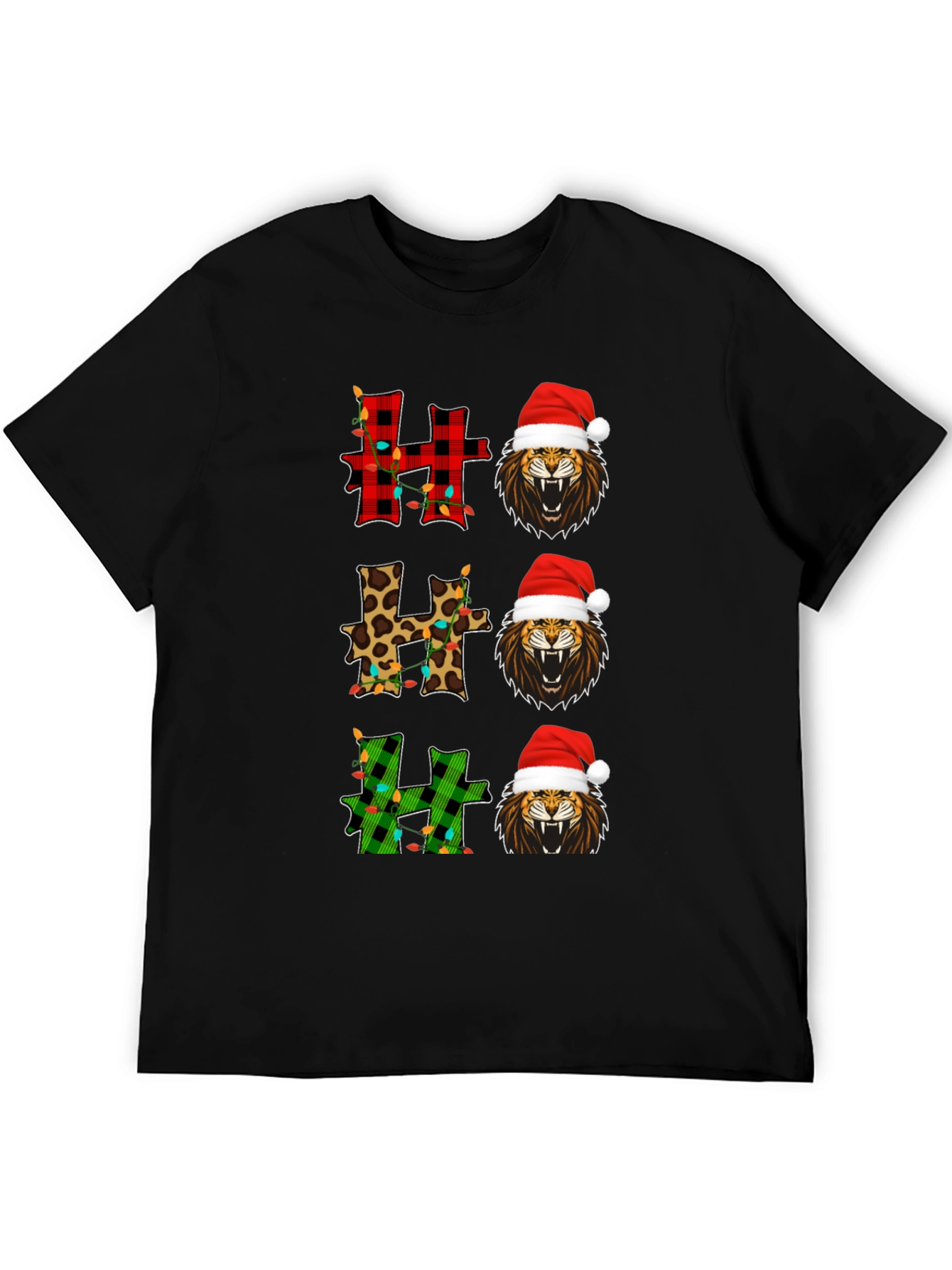 Festive Lion Christmas T-Shirt