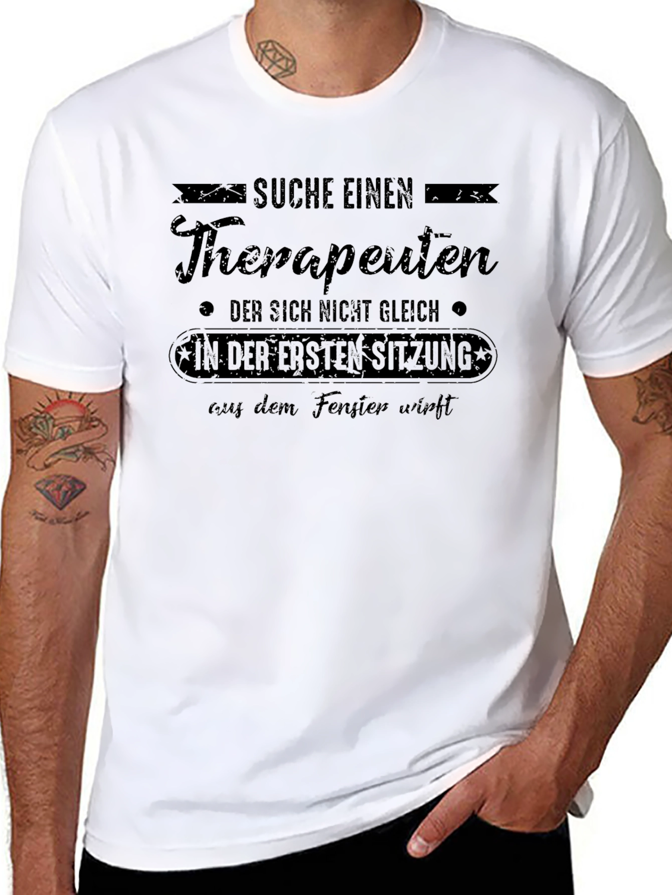 Funny Therapist T-Shirt - German Humor