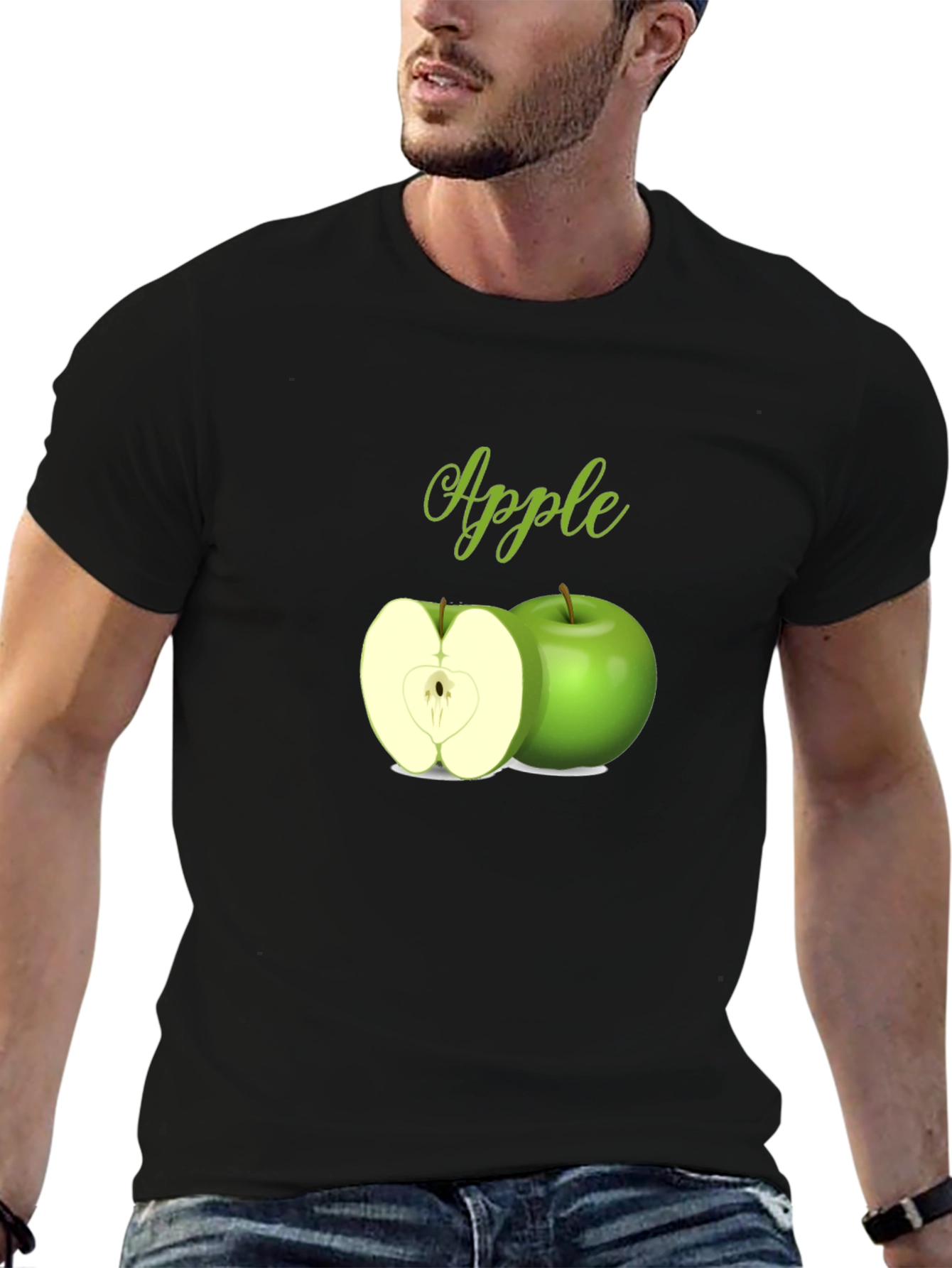 Apple Graphic Tee - Fresh & Fun