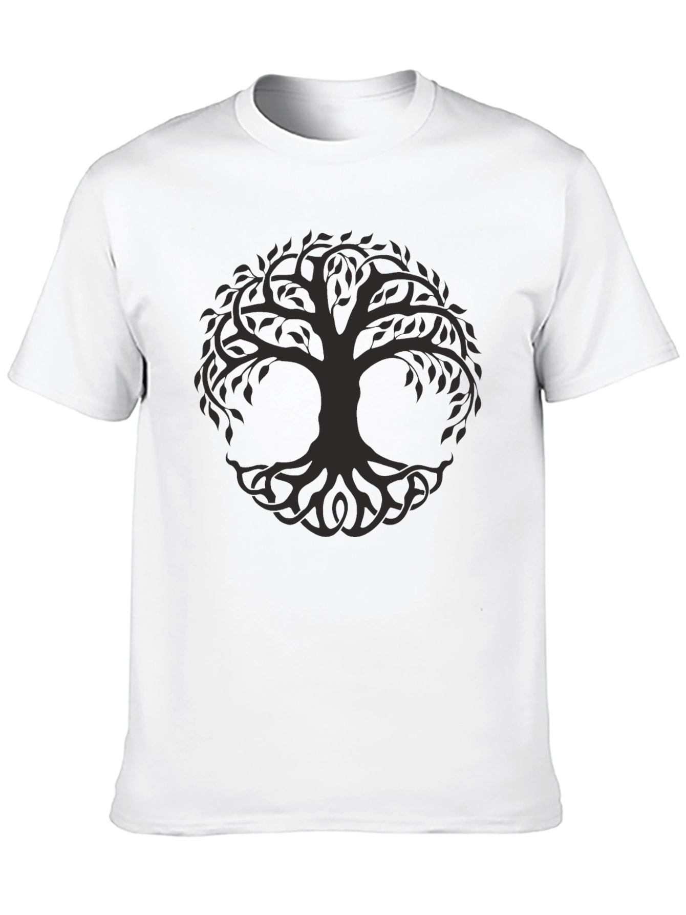 Celtic Tree of Life Graphic Tee - Black