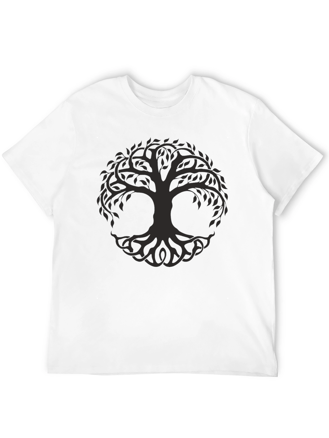 Celtic Tree of Life Graphic Tee - Black