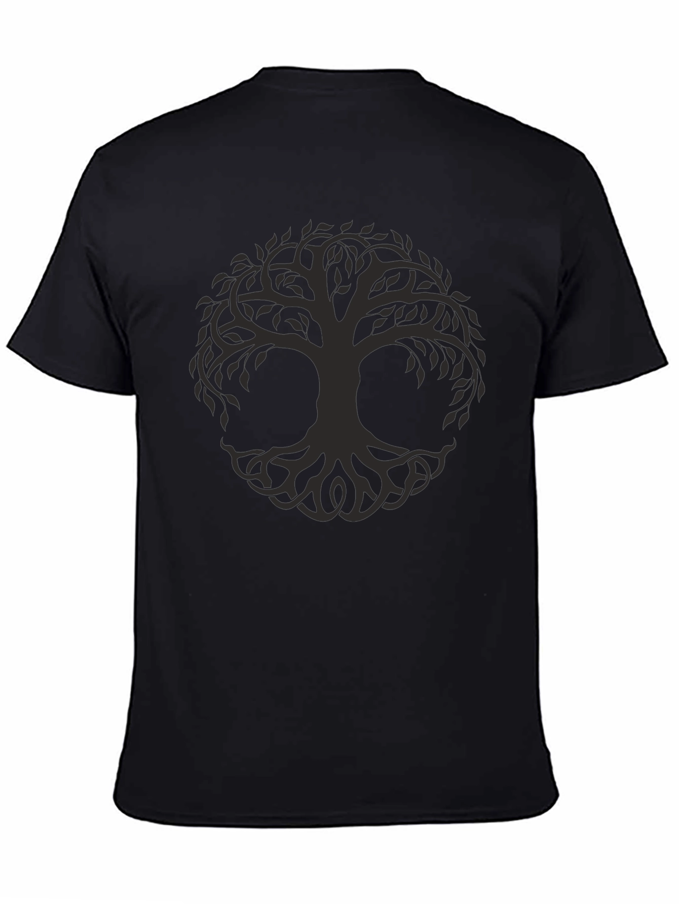 Celtic Tree of Life Graphic Tee - Black