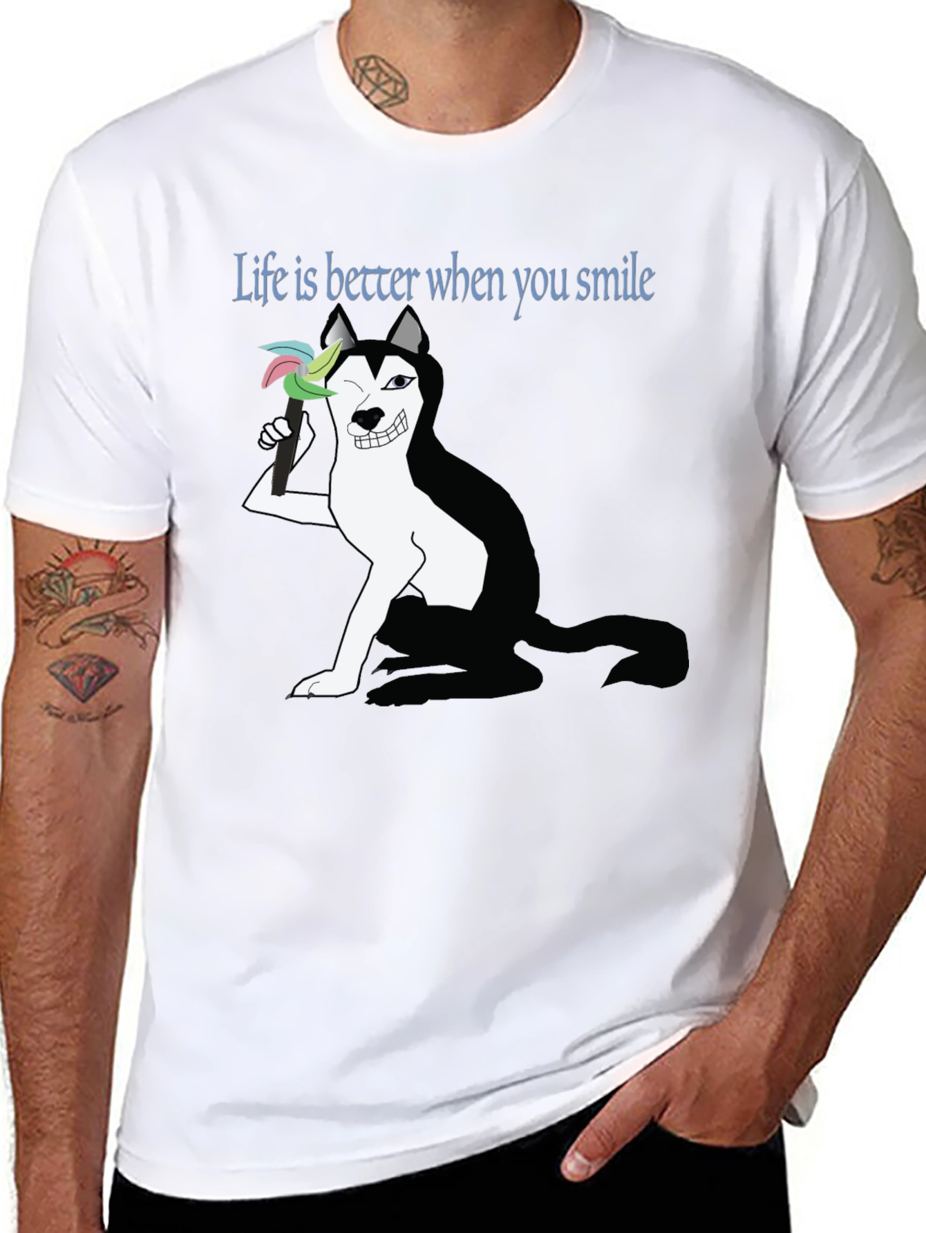 Life is Better Husky Graphic Tee