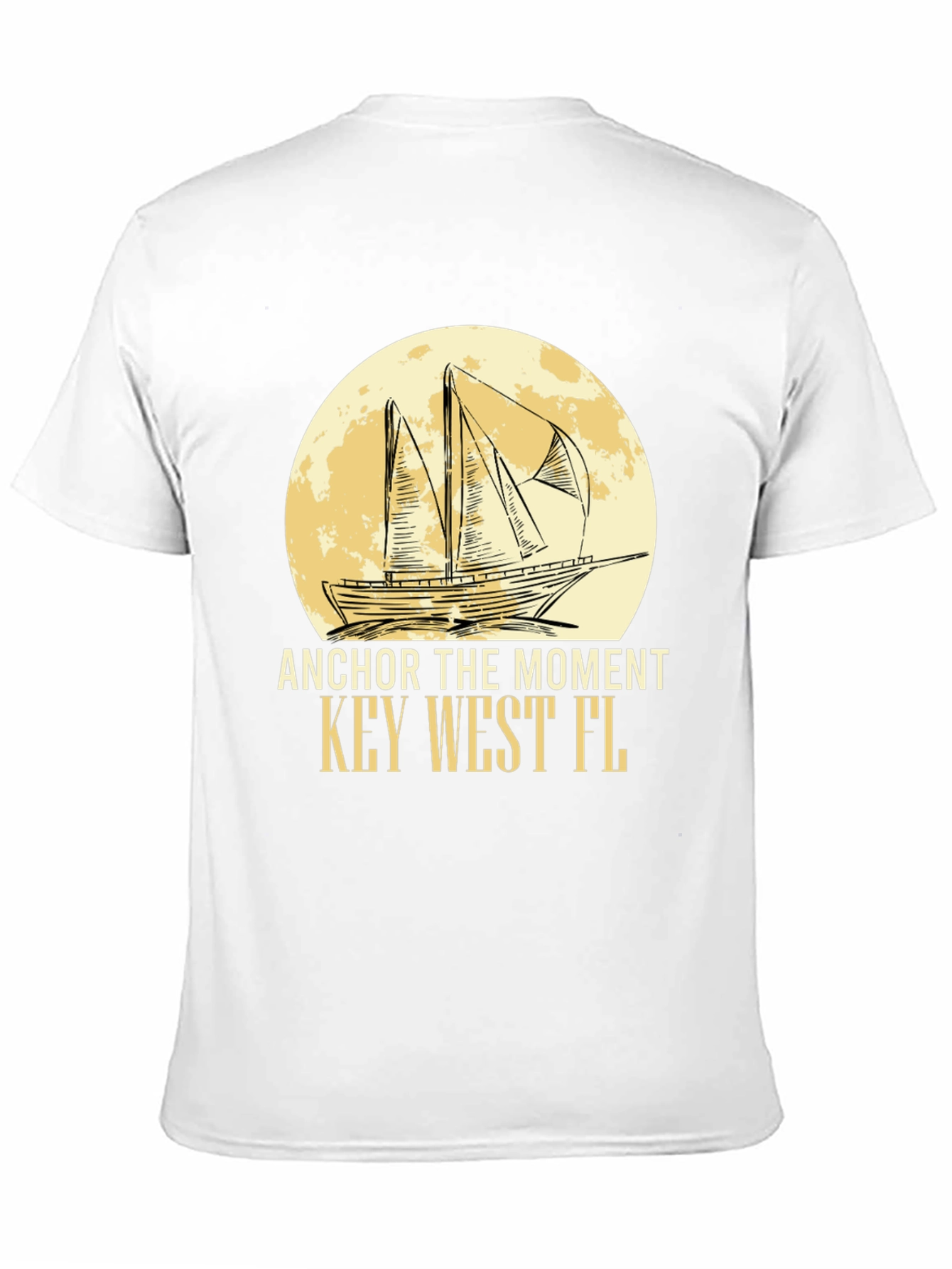 Anchor the Moment Key West FL Black T-Shirt