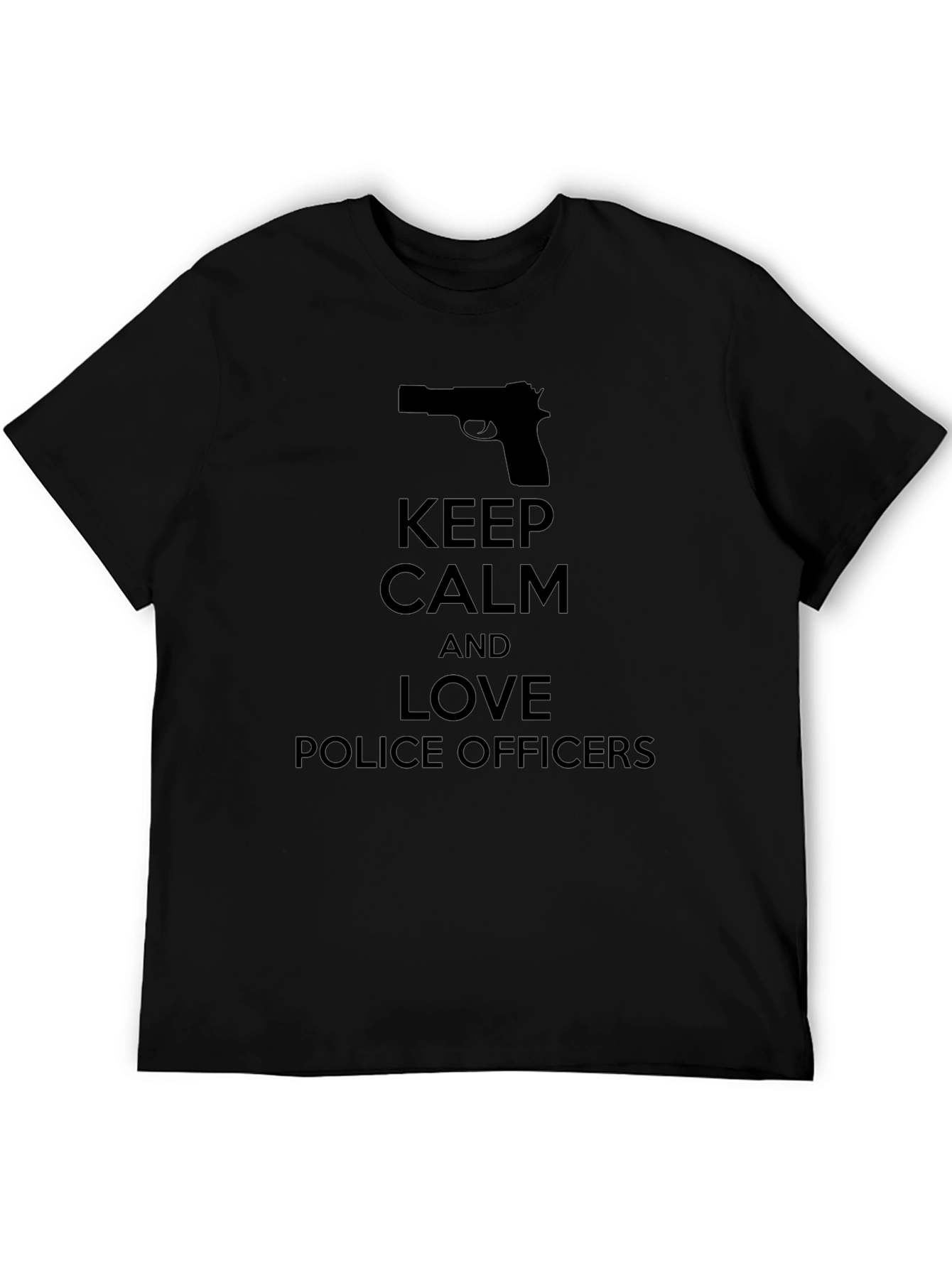 Keep Calm & Love Police Officers T-Shirt
