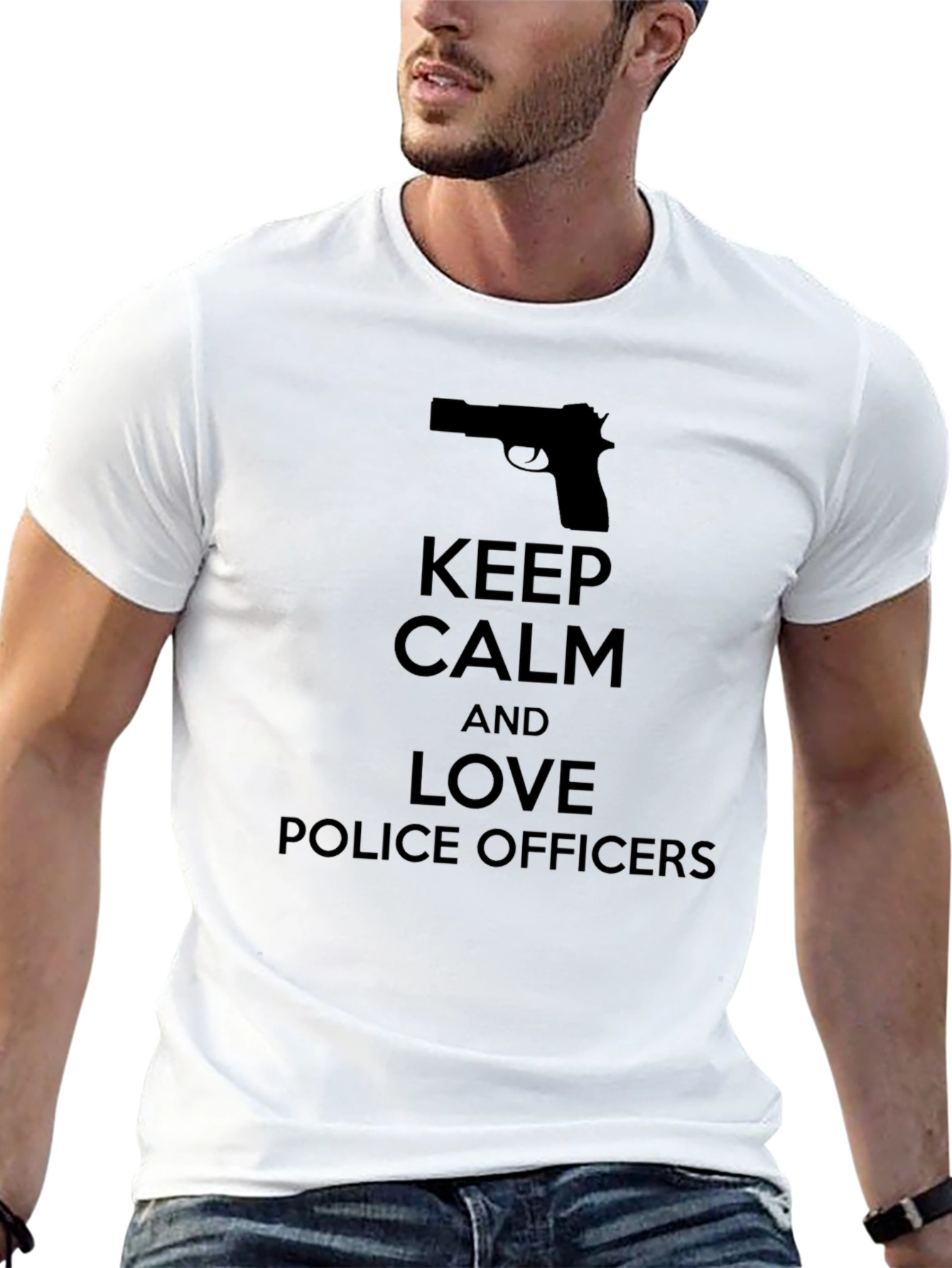 Keep Calm & Love Police Officers T-Shirt