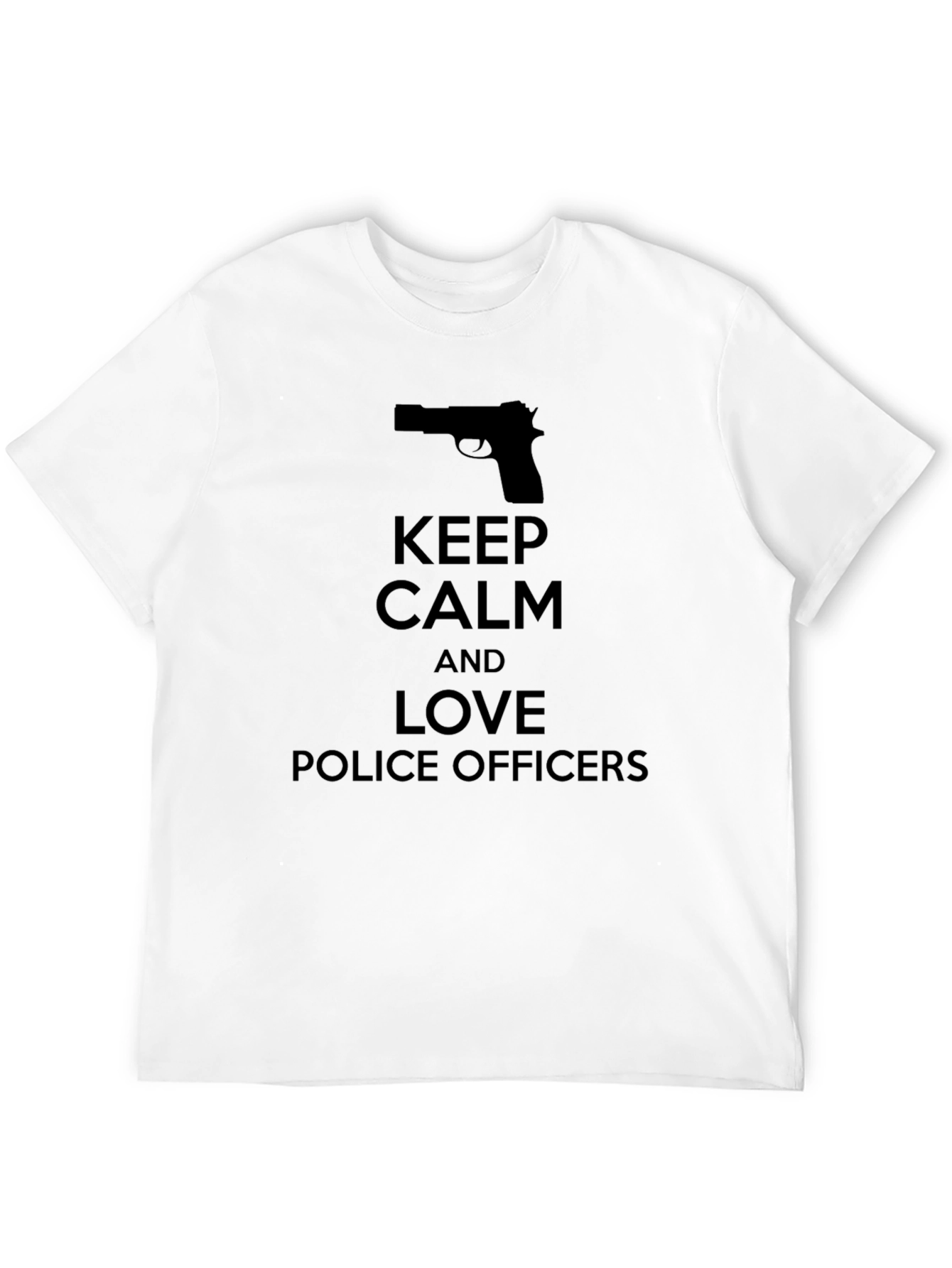 Keep Calm & Love Police Officers T-Shirt