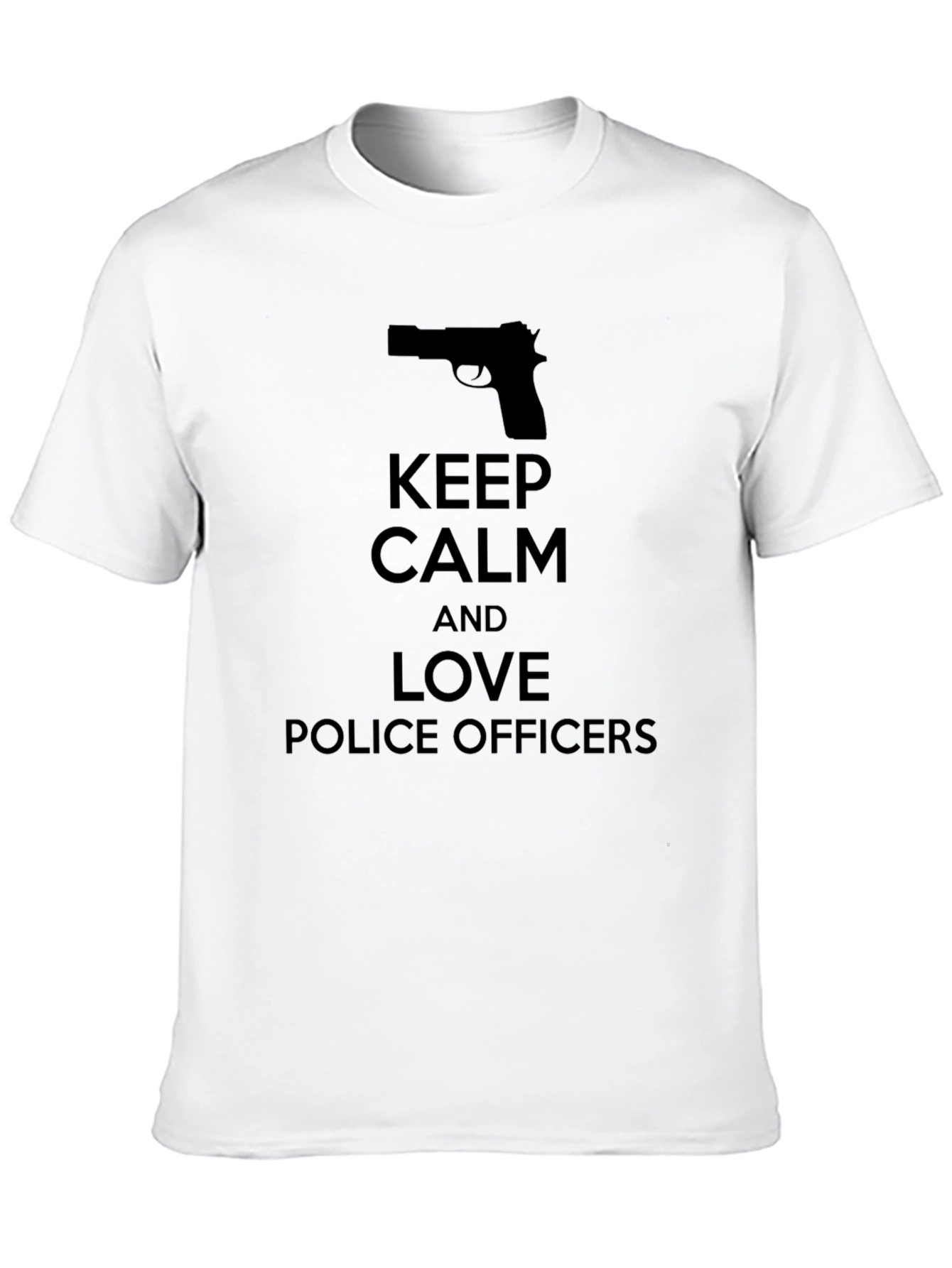 Keep Calm & Love Police Officers T-Shirt