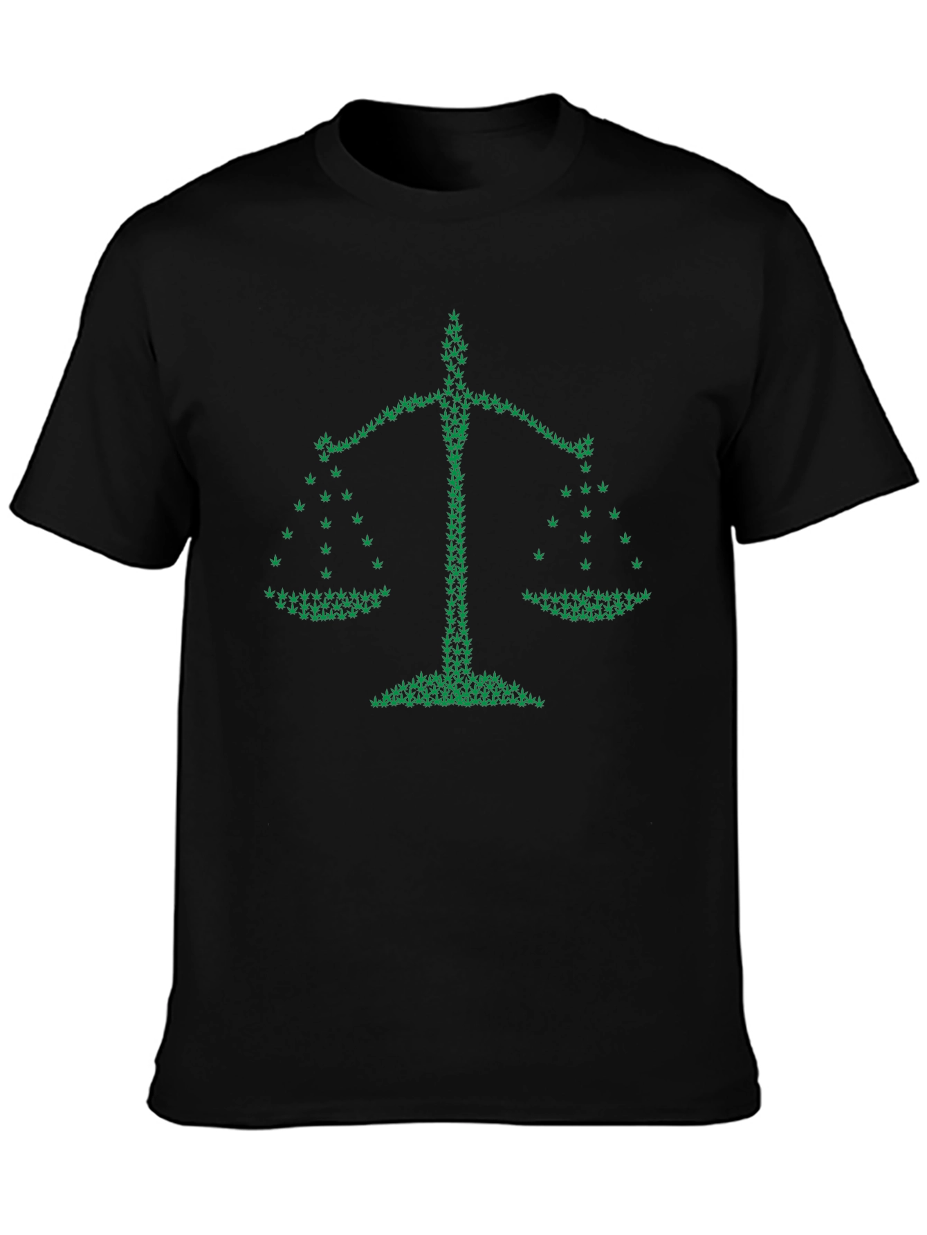 Legalize It: Scales of Justice Cannabis T-Shirt