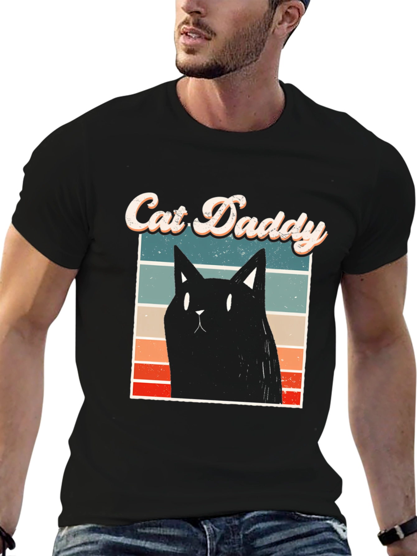 Cat Daddy Retro T-Shirt