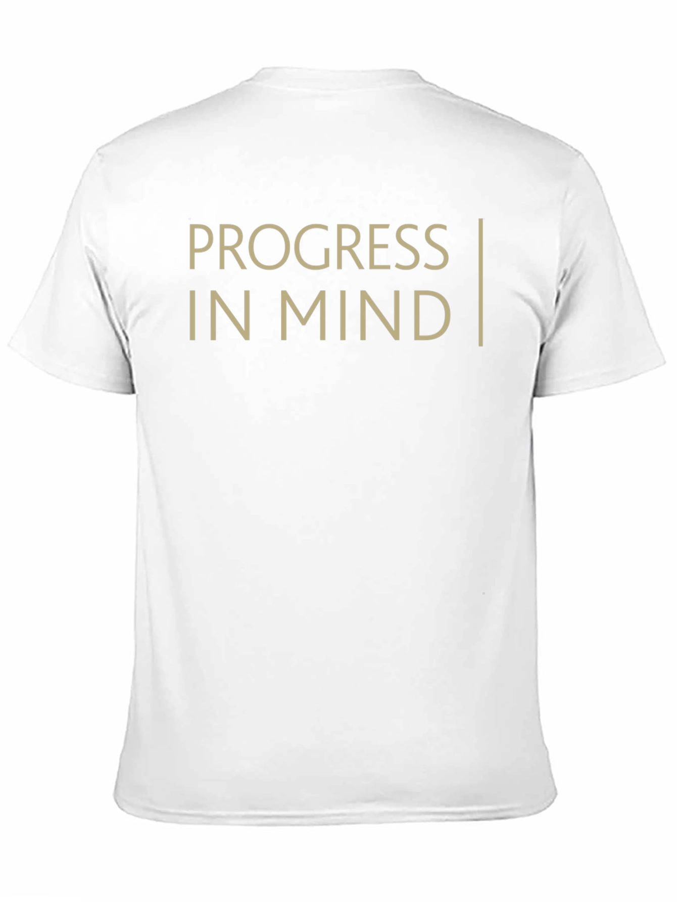 Progress In Mind Mens Black Graphic T-Shirt