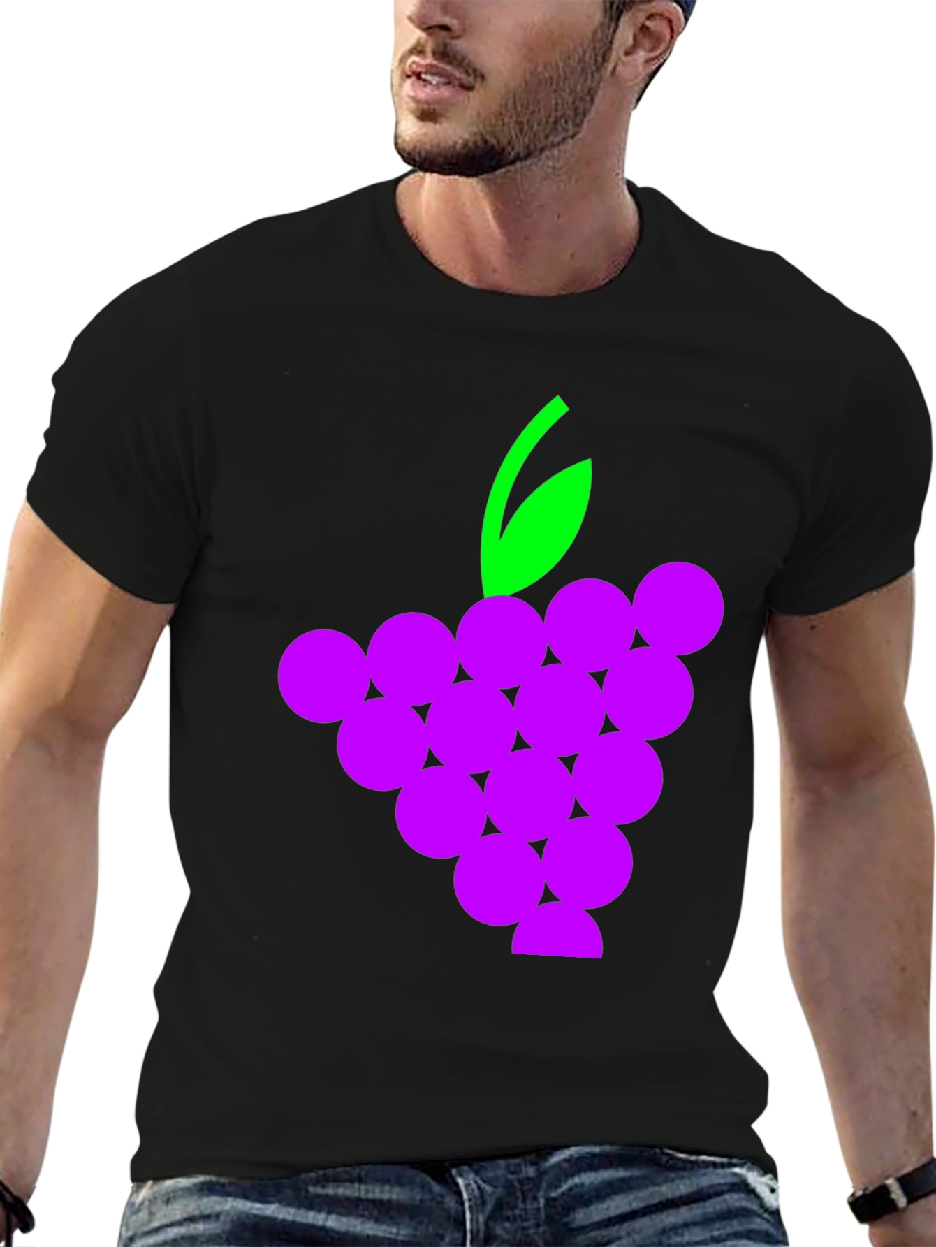 Grape Graphic T-Shirt - Trendy Casual Wear