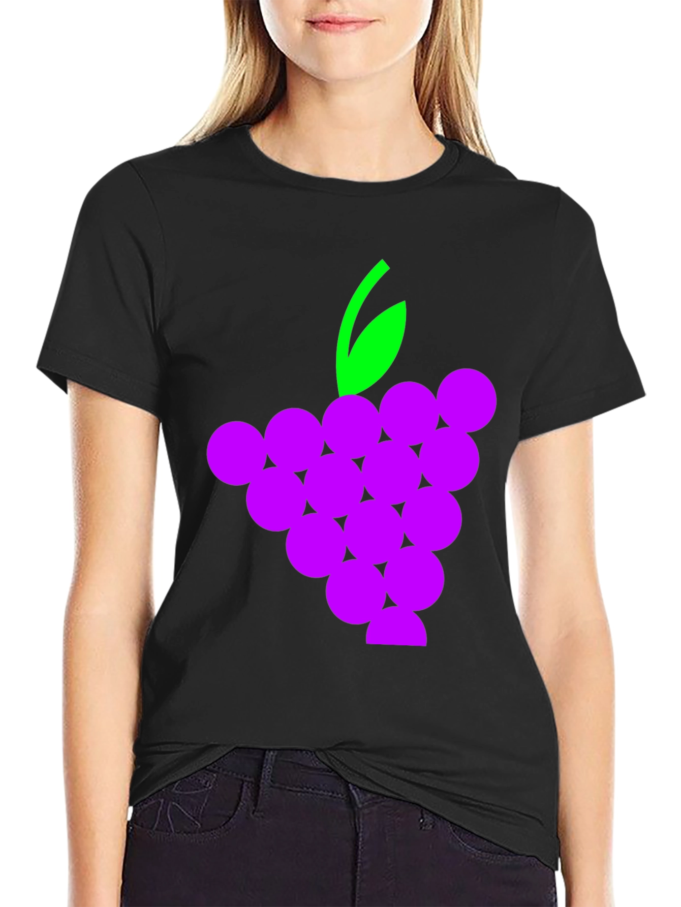 Grape Graphic T-Shirt - Trendy Casual Wear