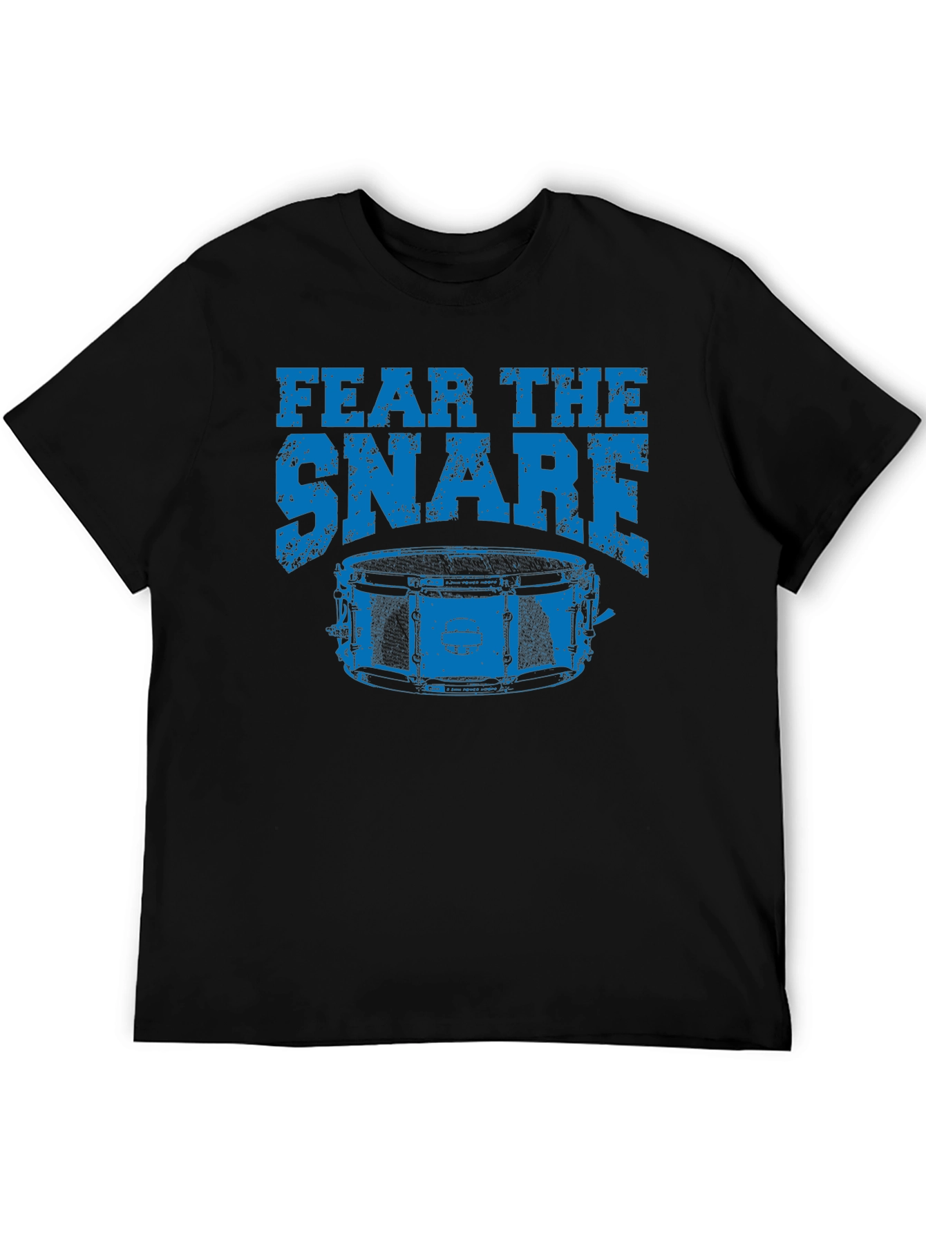 Fear the Snare Drummer Tee - Black Cotton Shirt