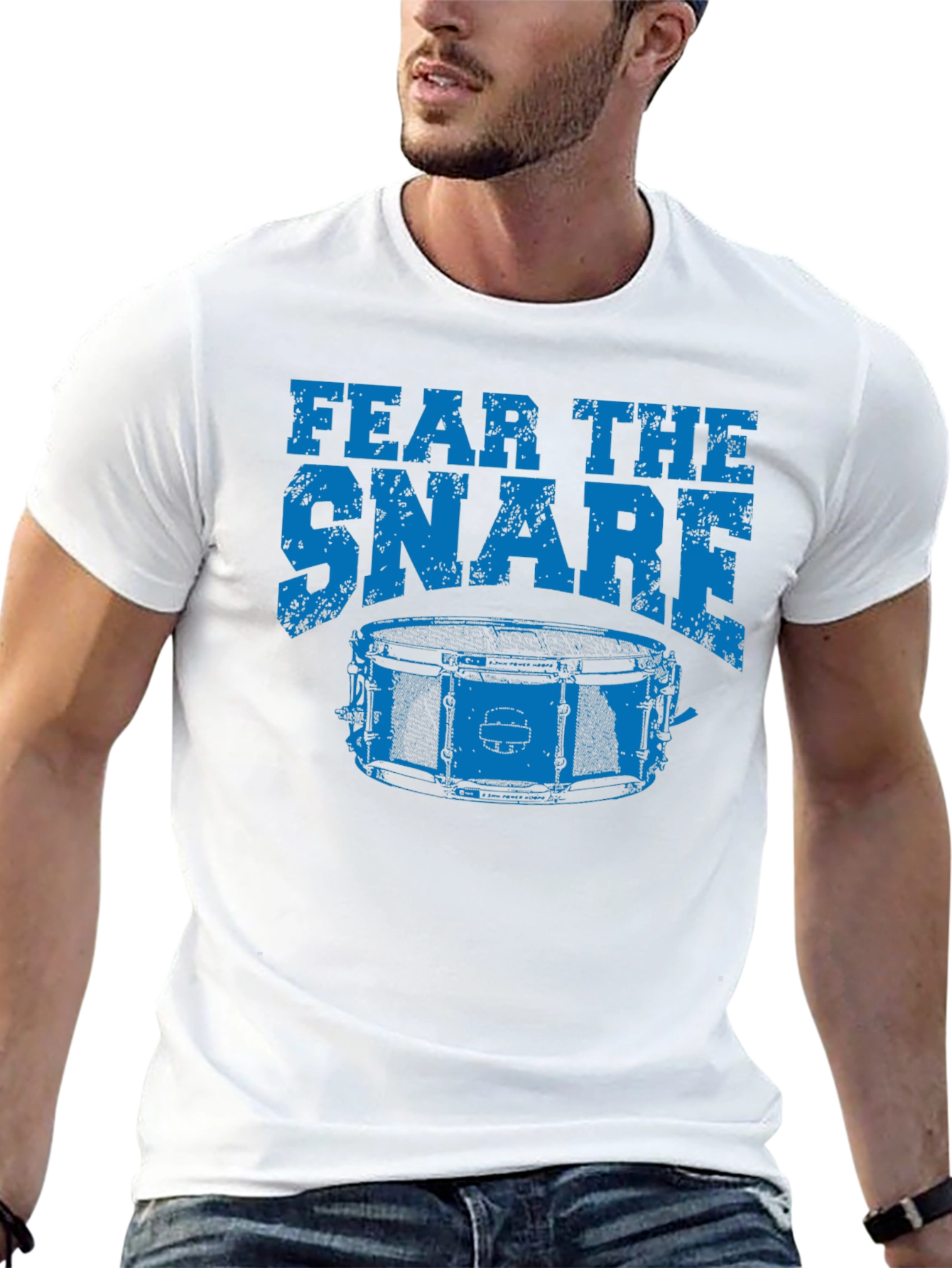 Fear the Snare Drummer Tee - Black Cotton Shirt