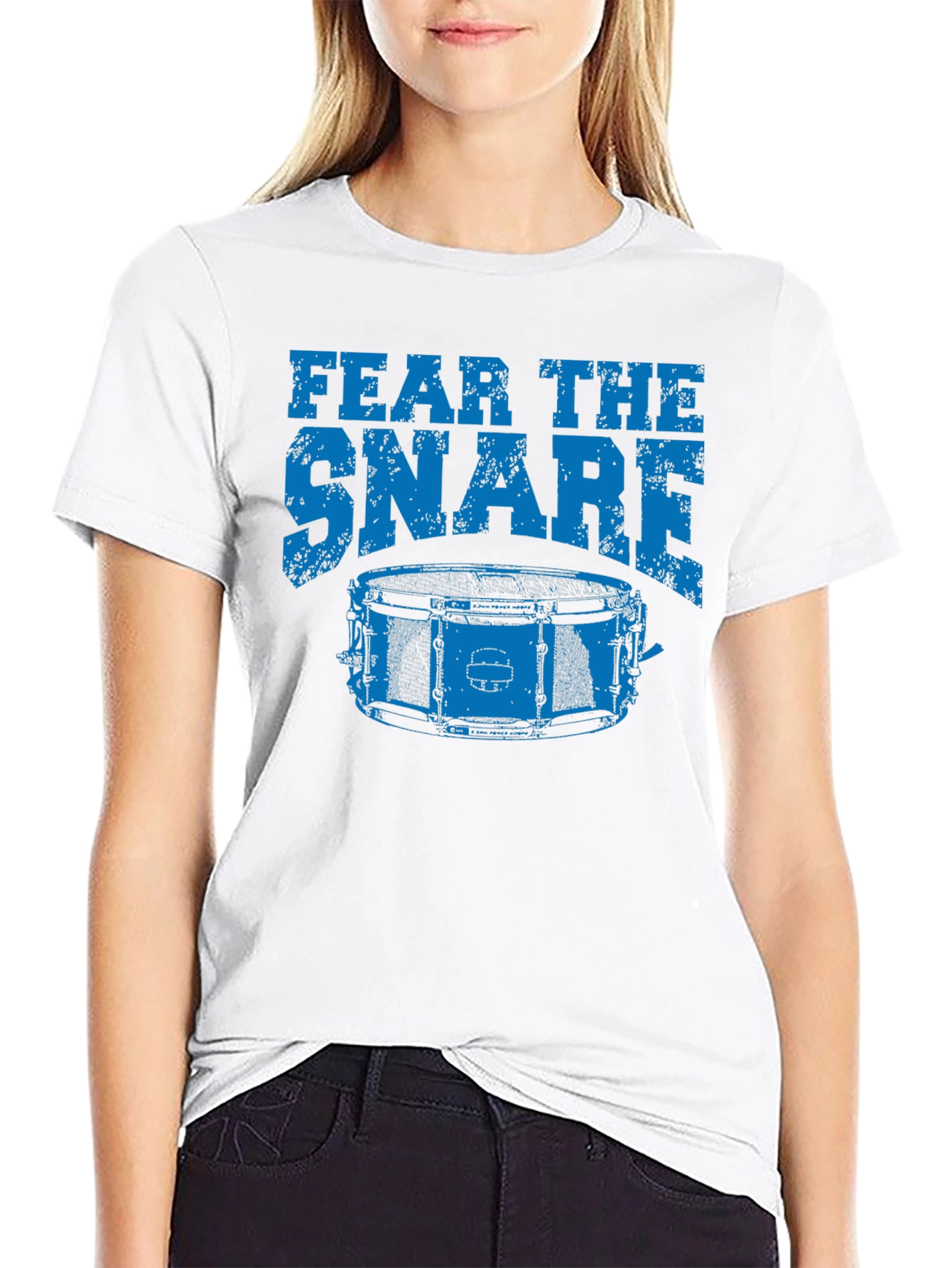 Fear the Snare Drummer Tee - Black Cotton Shirt