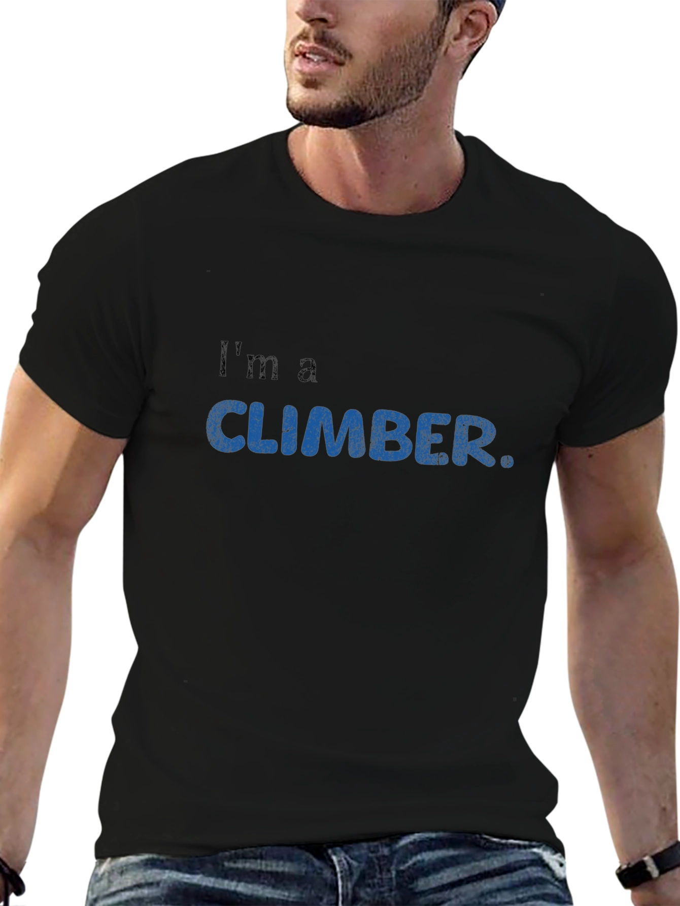Im A Climber T-Shirt - Black Cotton Tee