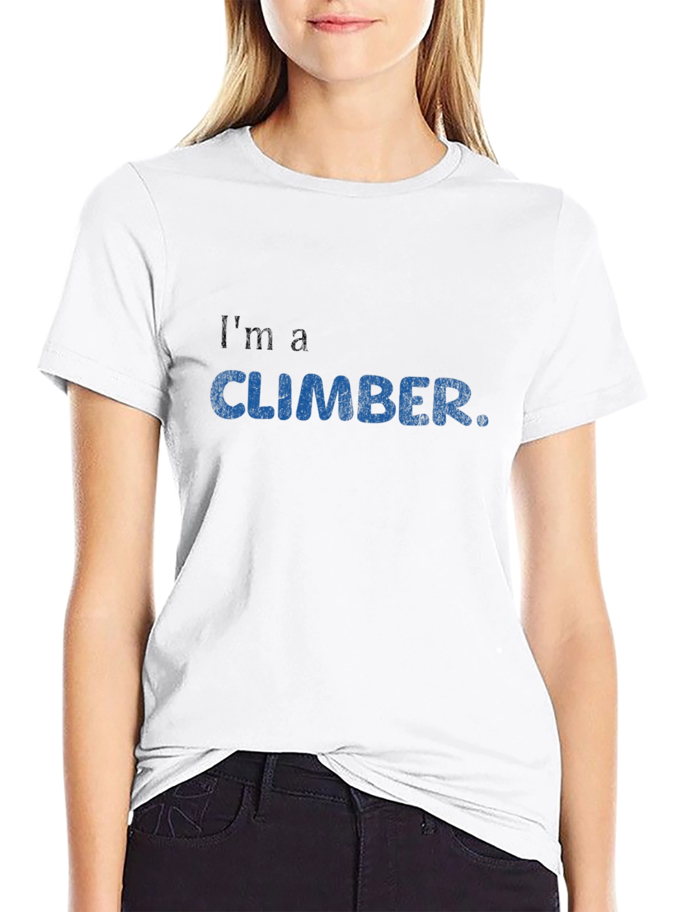 Im A Climber T-Shirt - Black Cotton Tee