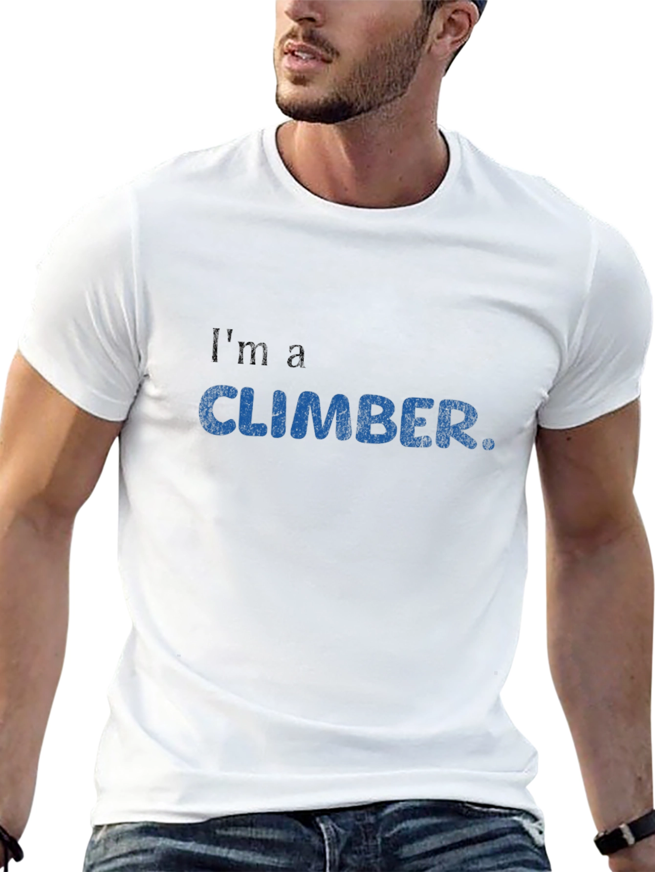Im A Climber T-Shirt - Black Cotton Tee