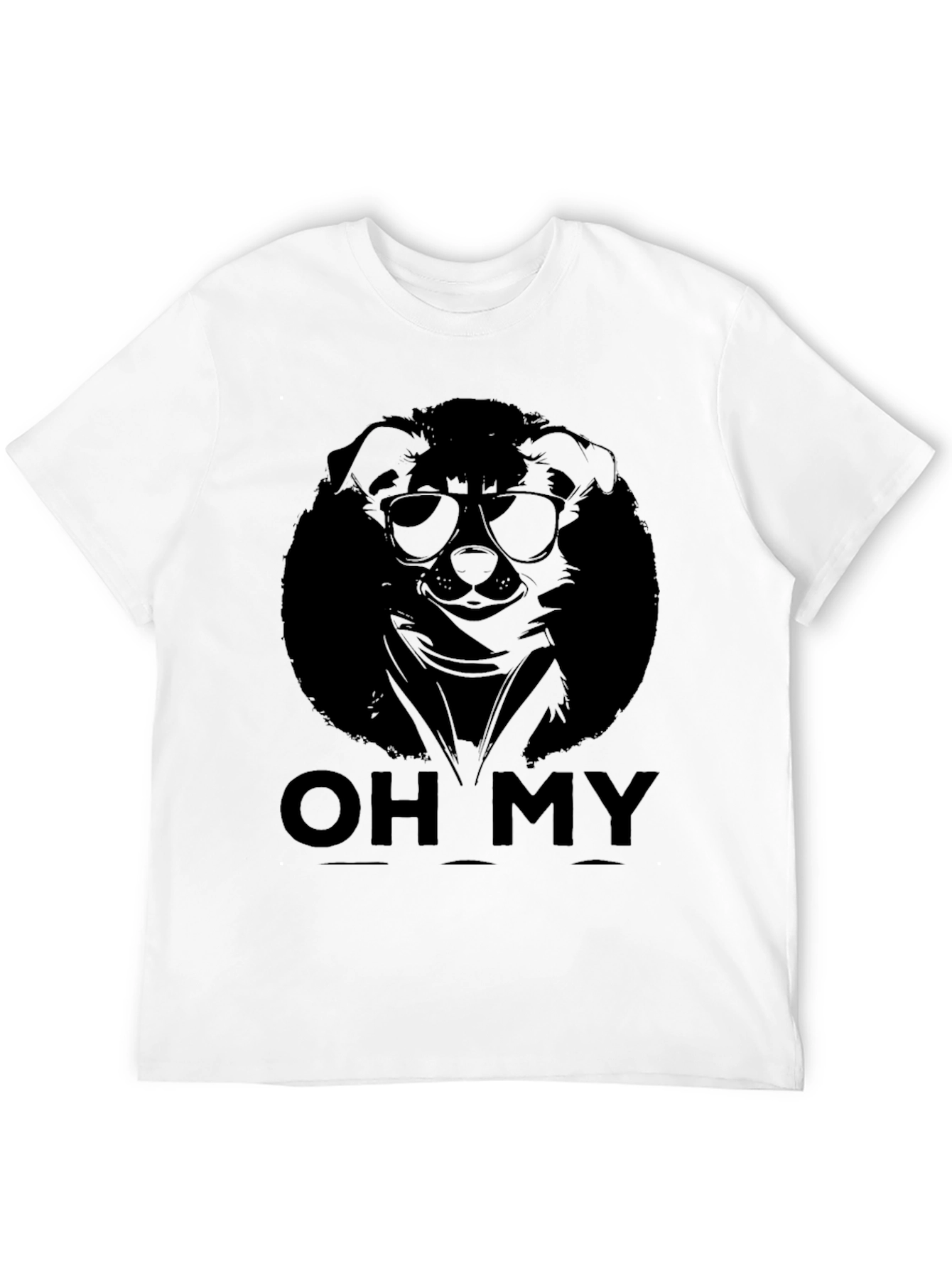 Cool Dog Sunglasses Graphic Tee