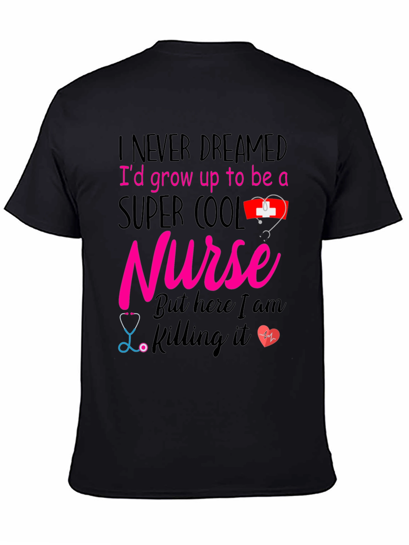 Super Cool Nurse Graphic T-Shirt